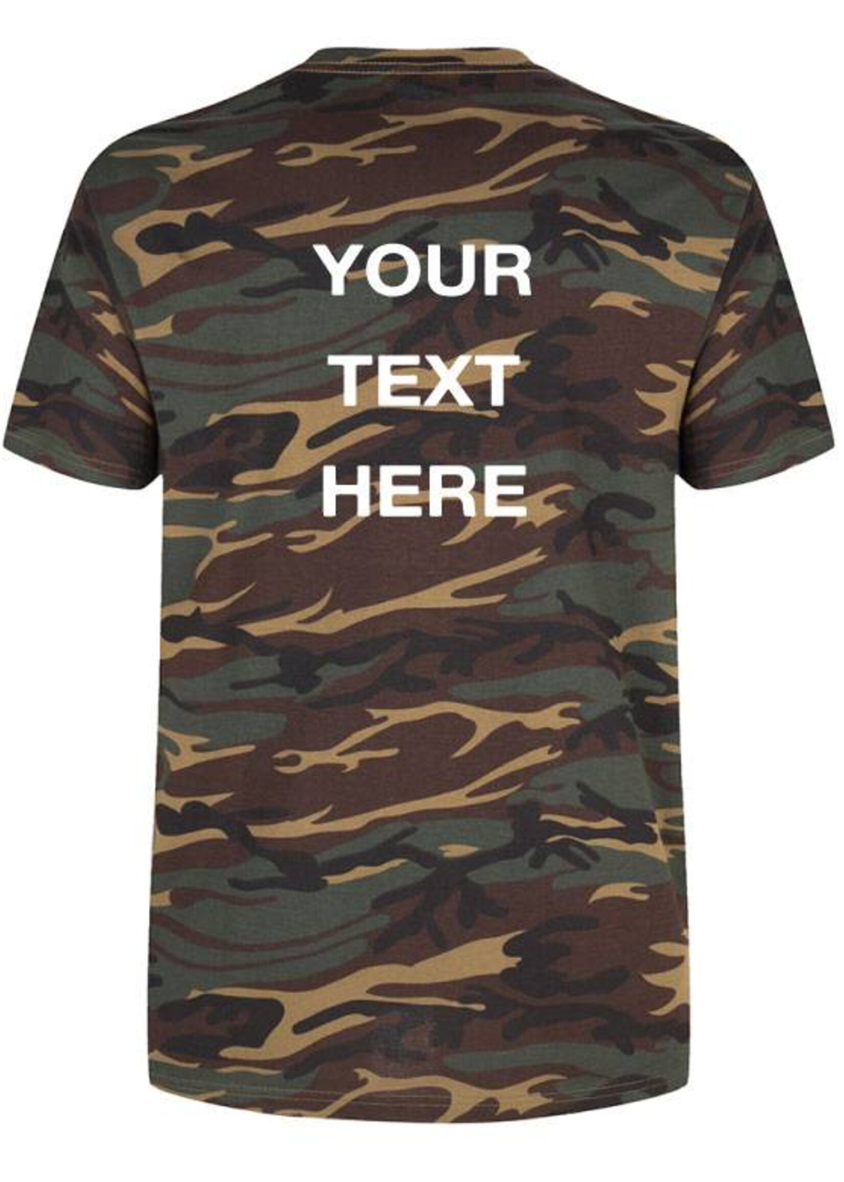 CUSTOM BACK TEXT TEE (MEN)