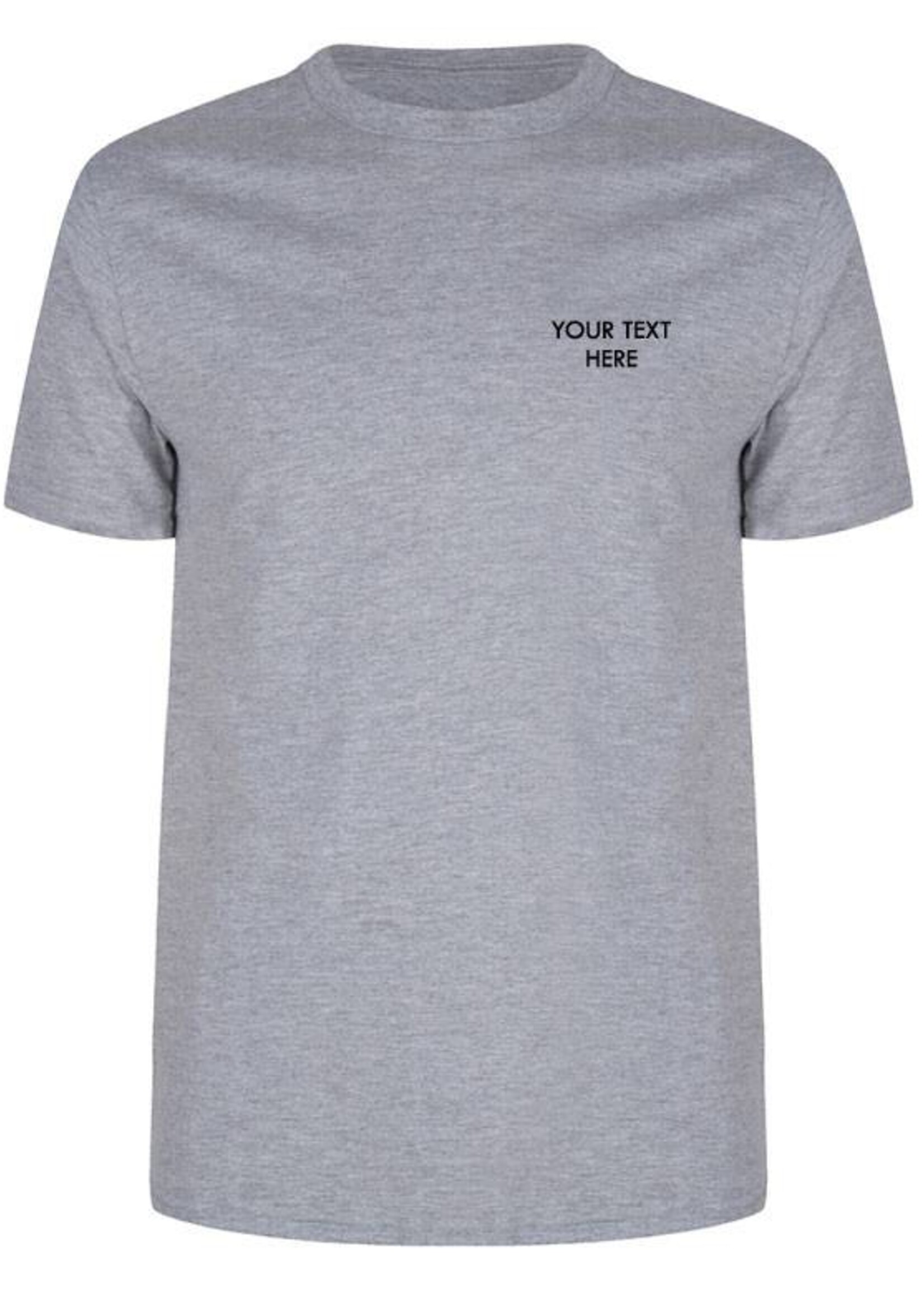 CUSTOM SMALL CAPS TEXT TEE (MEN)