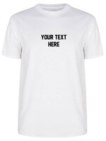 CUSTOM TEXT TEE 2.0 (MEN)
