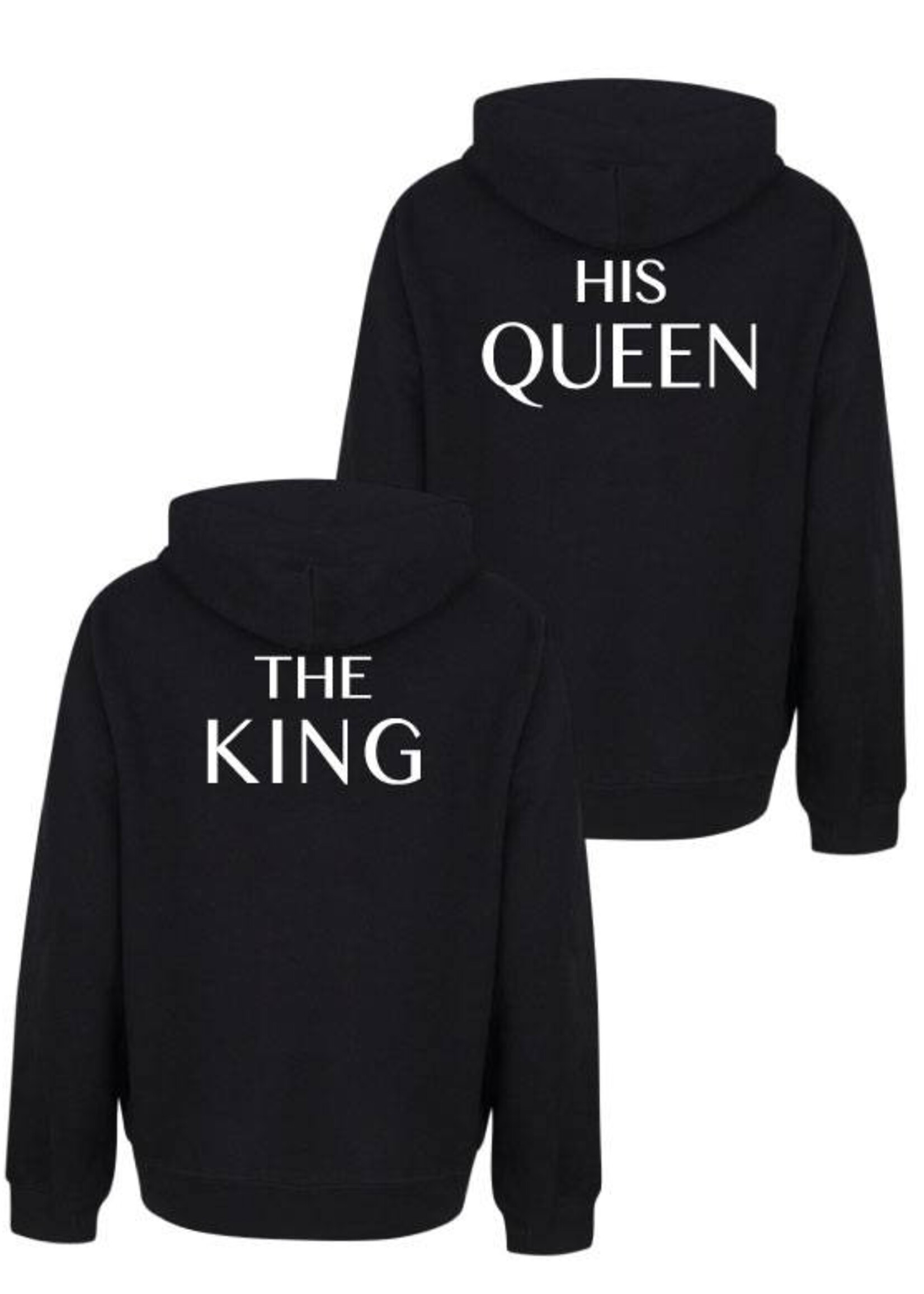 THE KING & HIS QUEEN COUPLE HOODIES