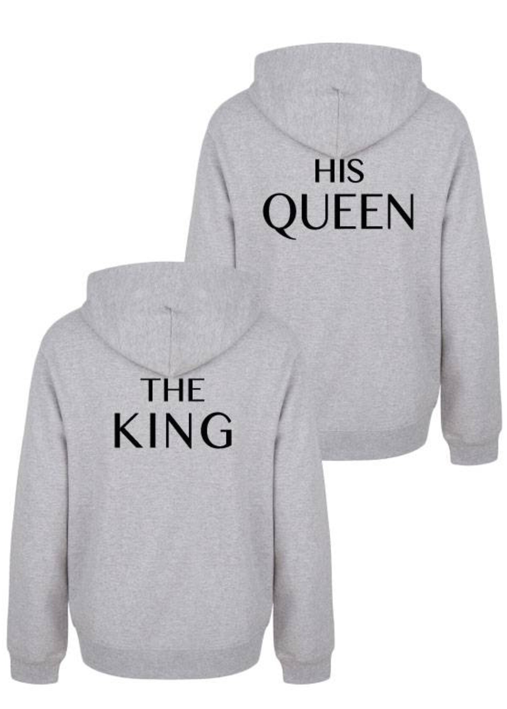 THE KING & HIS QUEEN COUPLE HOODIES