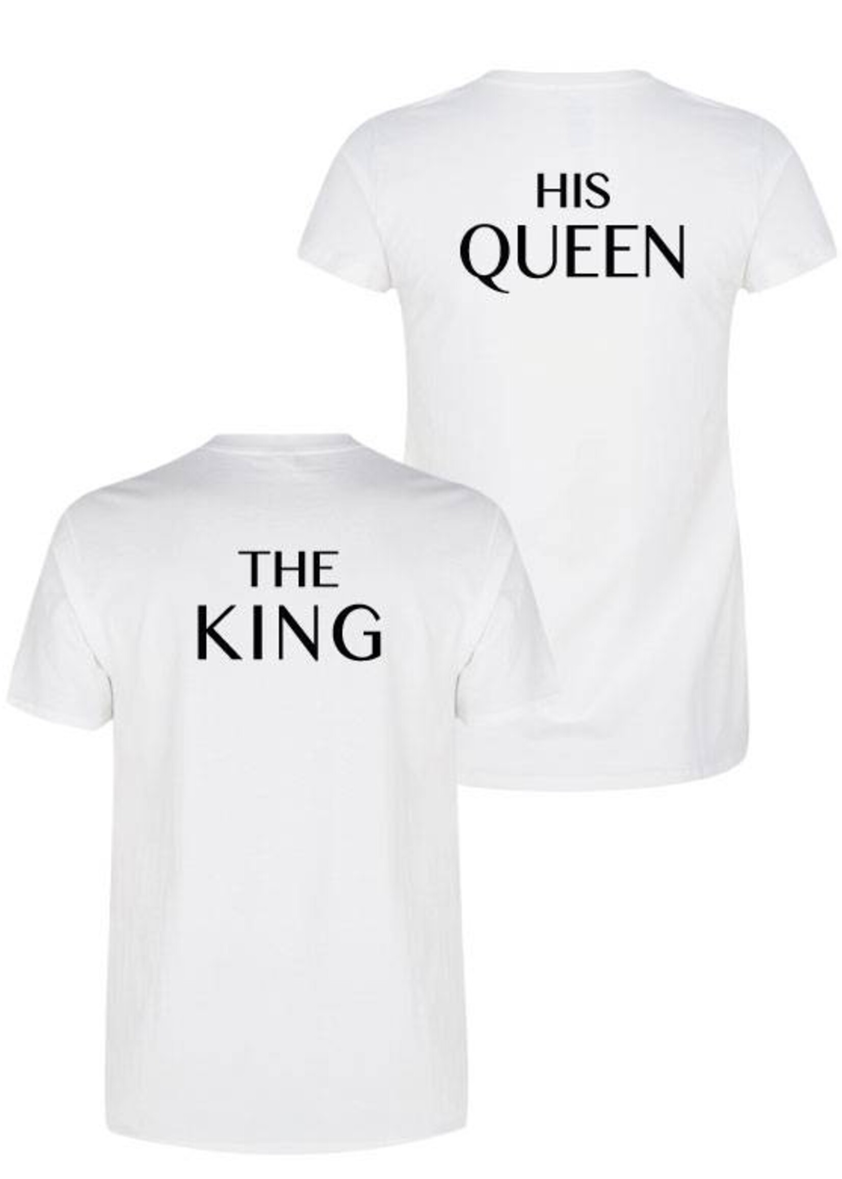 THE KING & HIS QUEEN COUPLE TEES