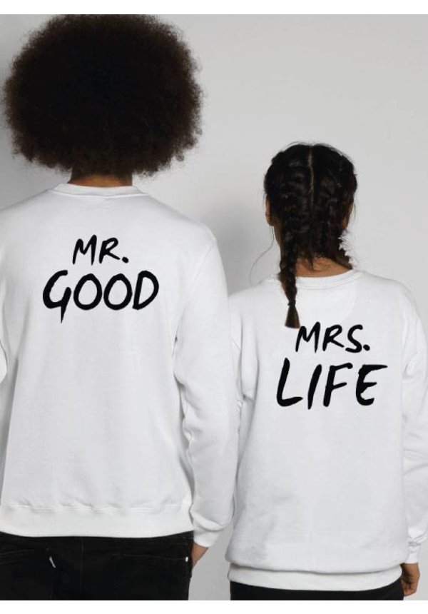 MR&MRS GOOD LIFE COUPLE SWEATERS