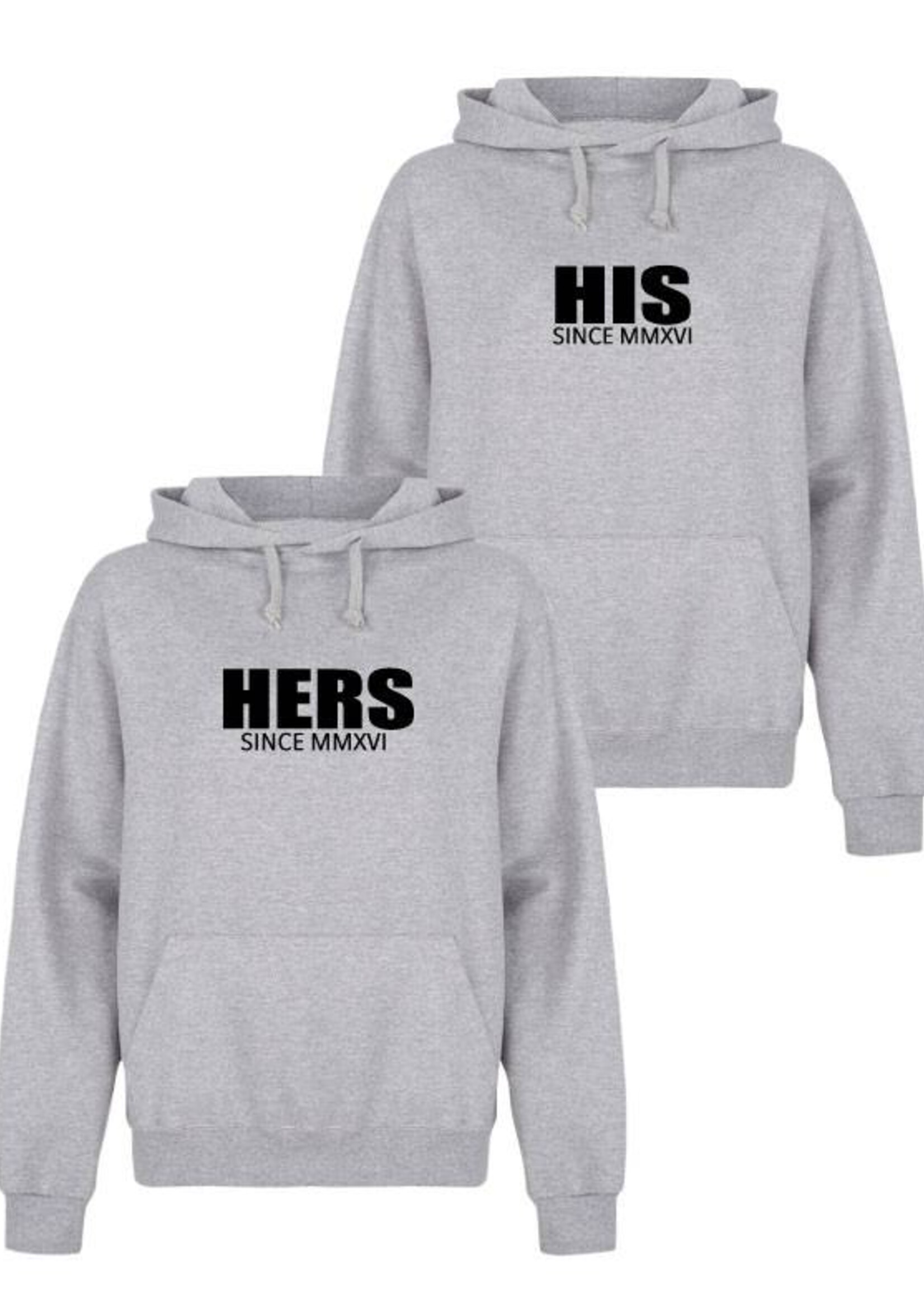 (OWN DATE) HIS & HERS COUPLE HOODIES