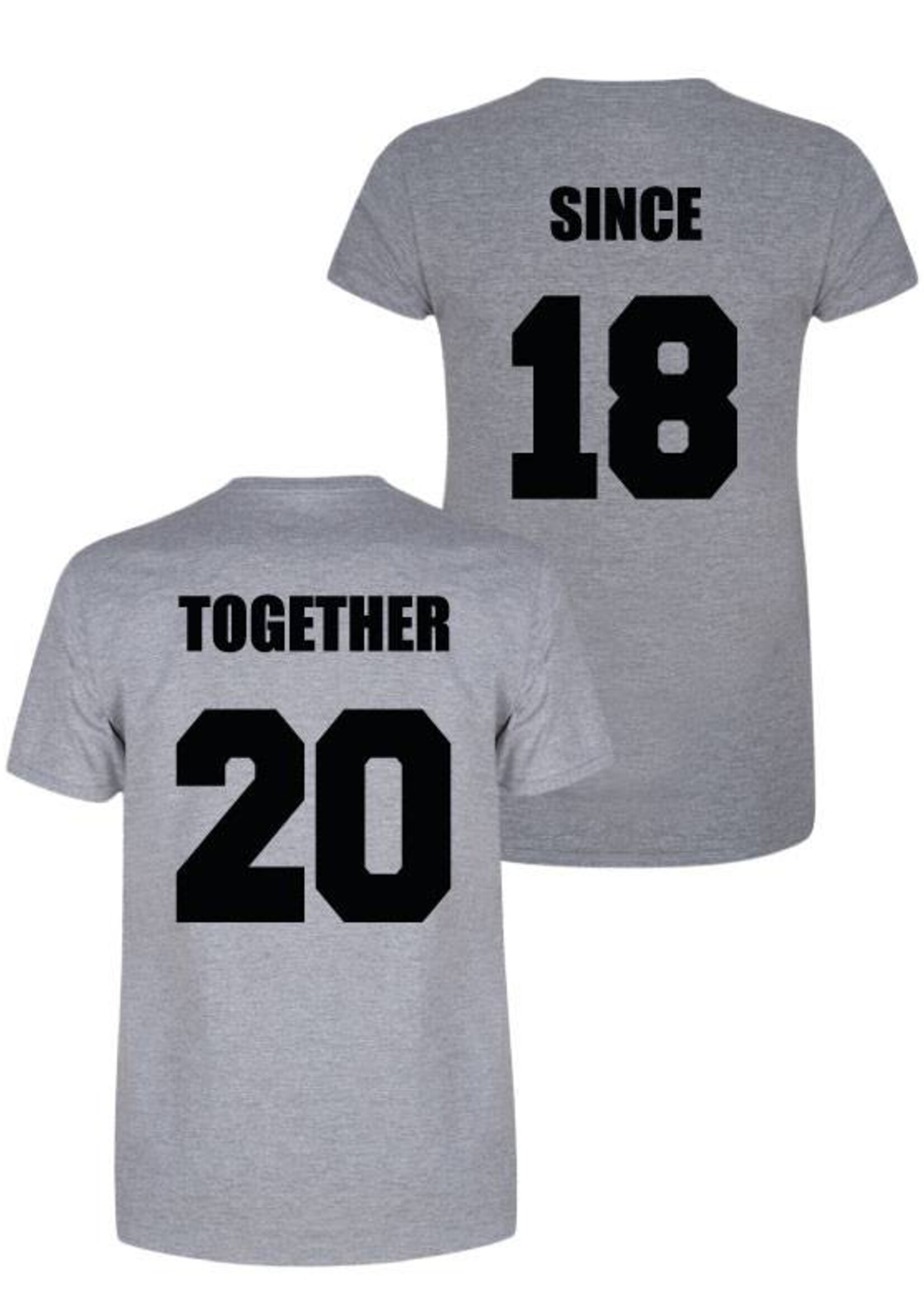 TOGETHER SINCE COUPLE TEES