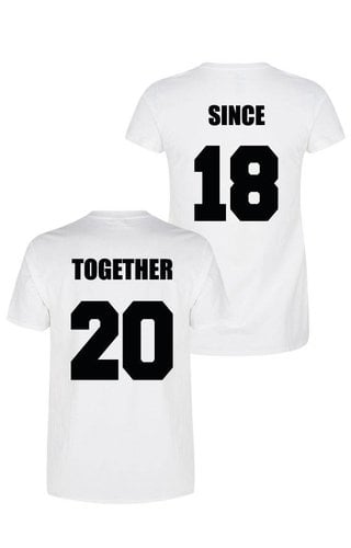 TOGETHER SINCE COUPLE TEES 