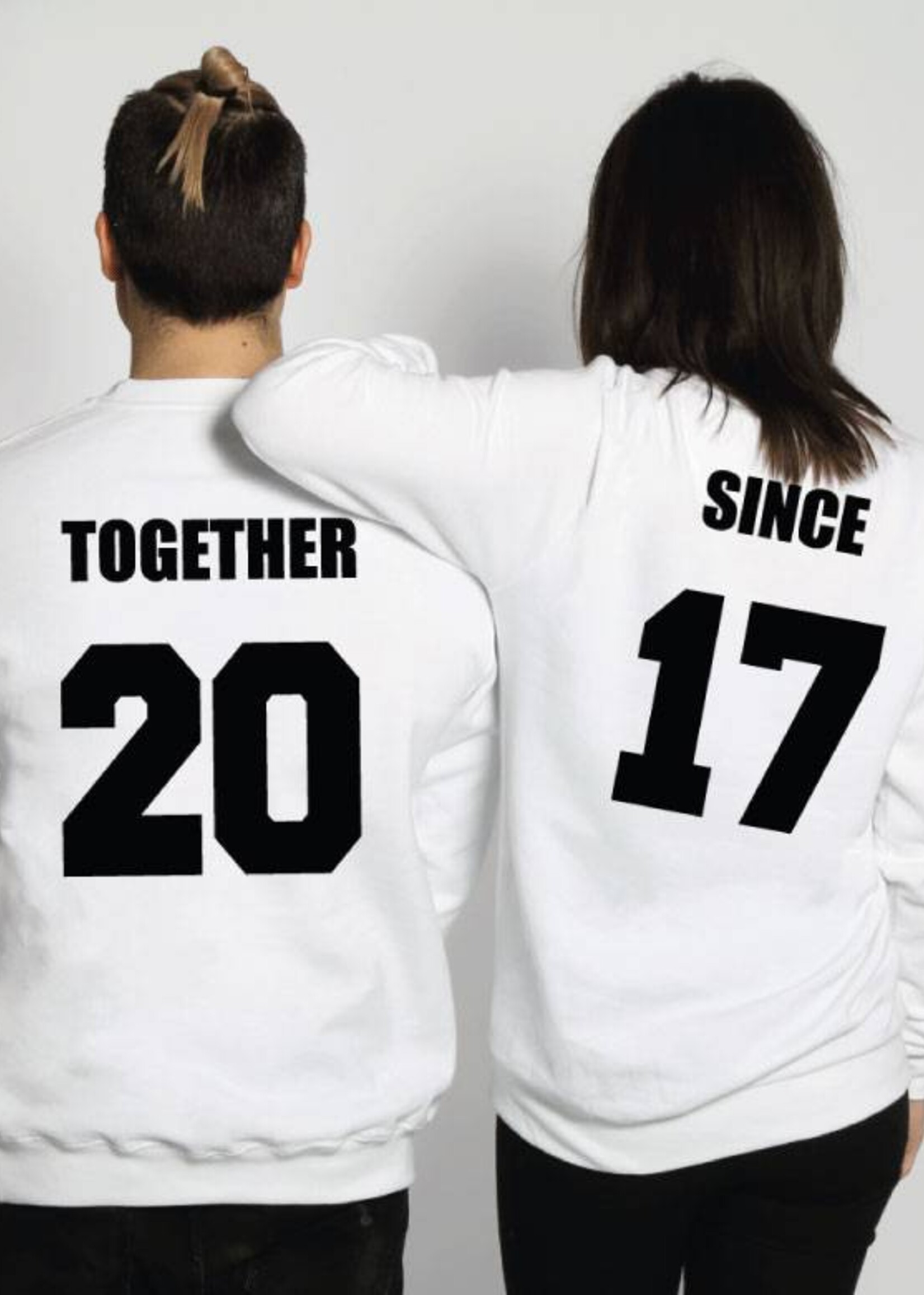 TOGETHER SINCE COUPLE SWEATERS