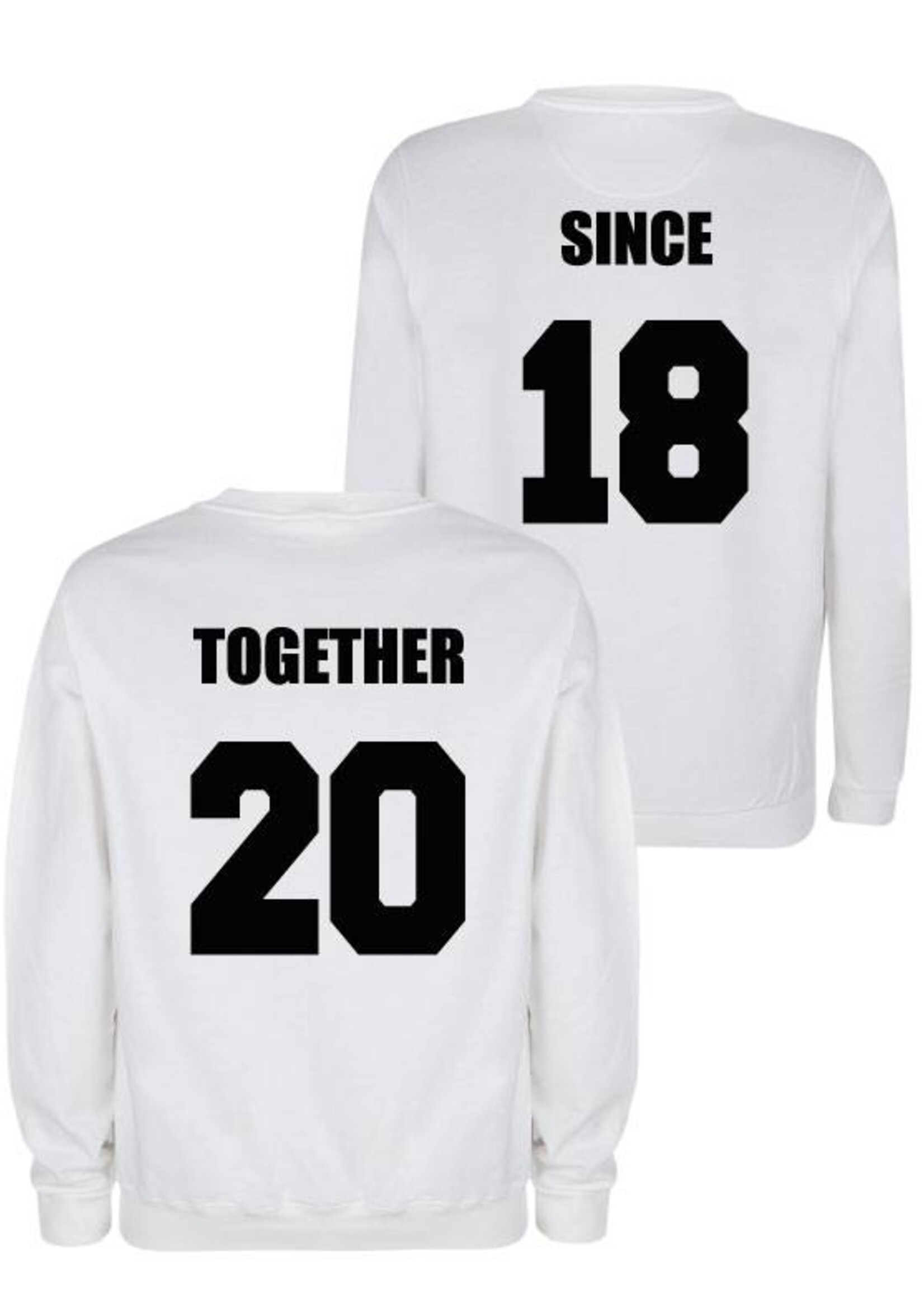 TOGETHER SINCE COUPLE SWEATERS