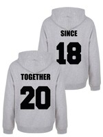 TOGETHER SINCE COUPLE HOODIES