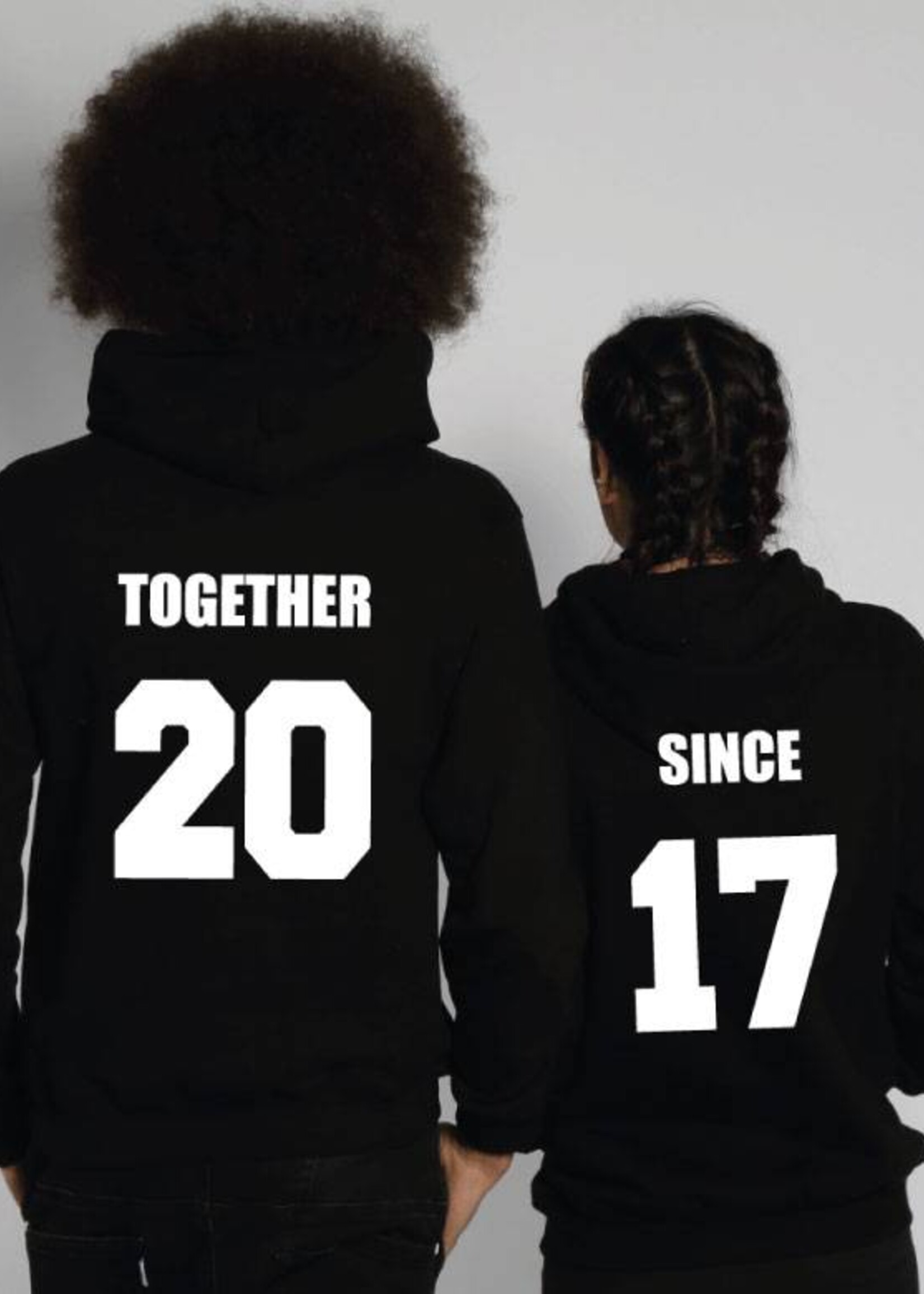 TOGETHER SINCE COUPLE HOODIES