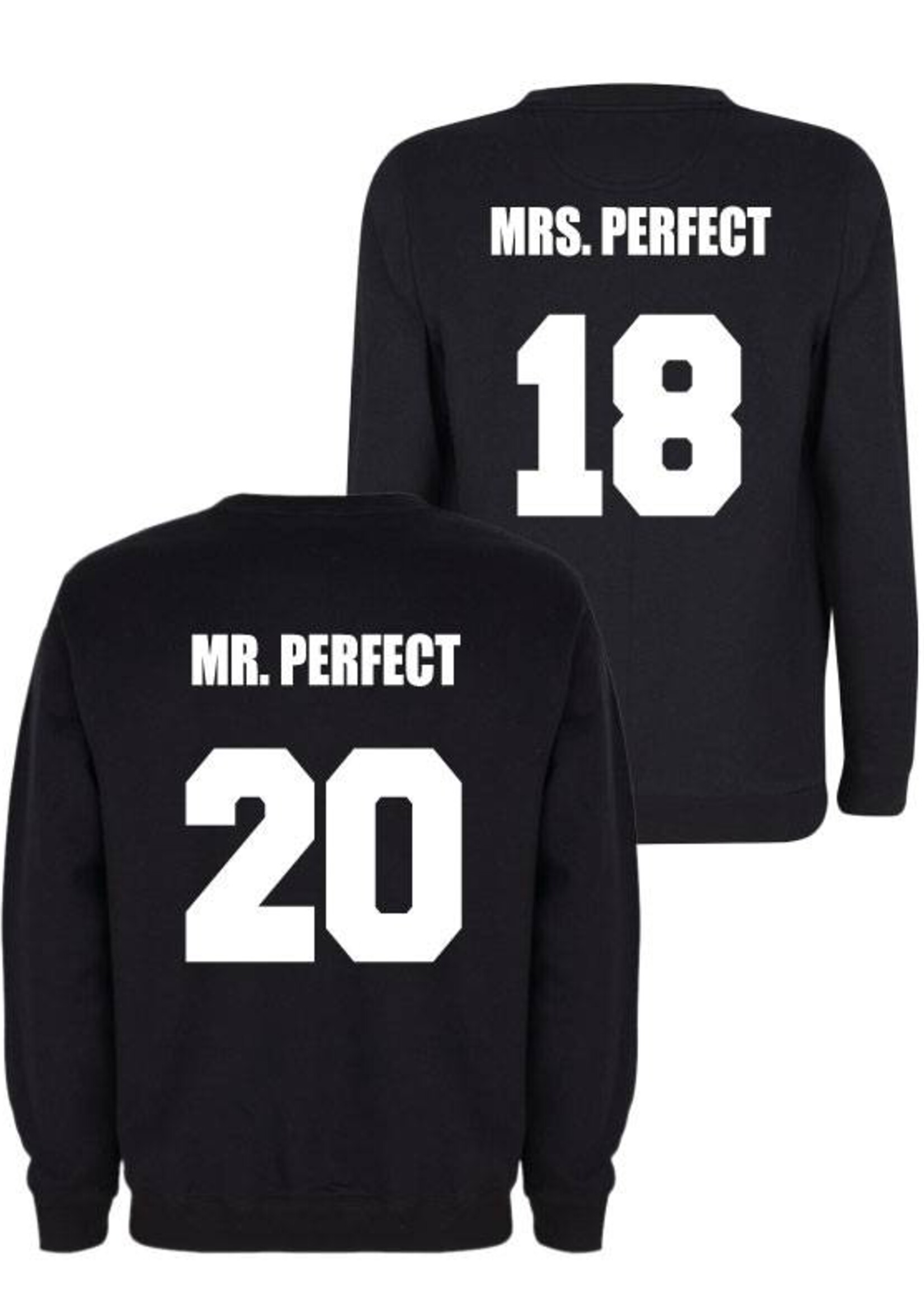 MR & MRS PERFECT COUPLE SWEATERS