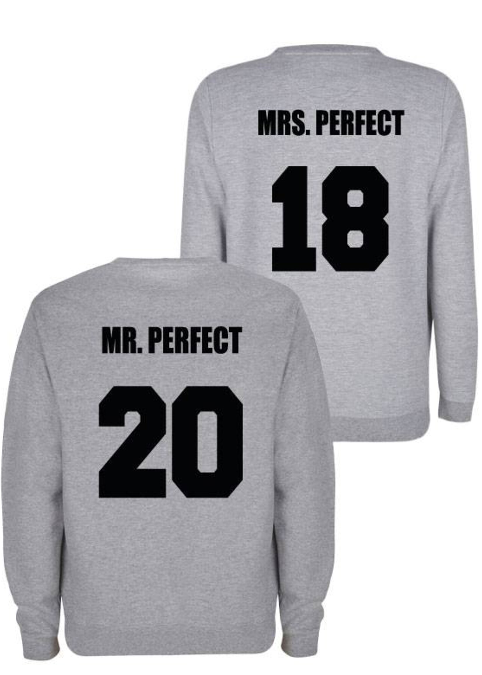 MR & MRS PERFECT COUPLE SWEATERS