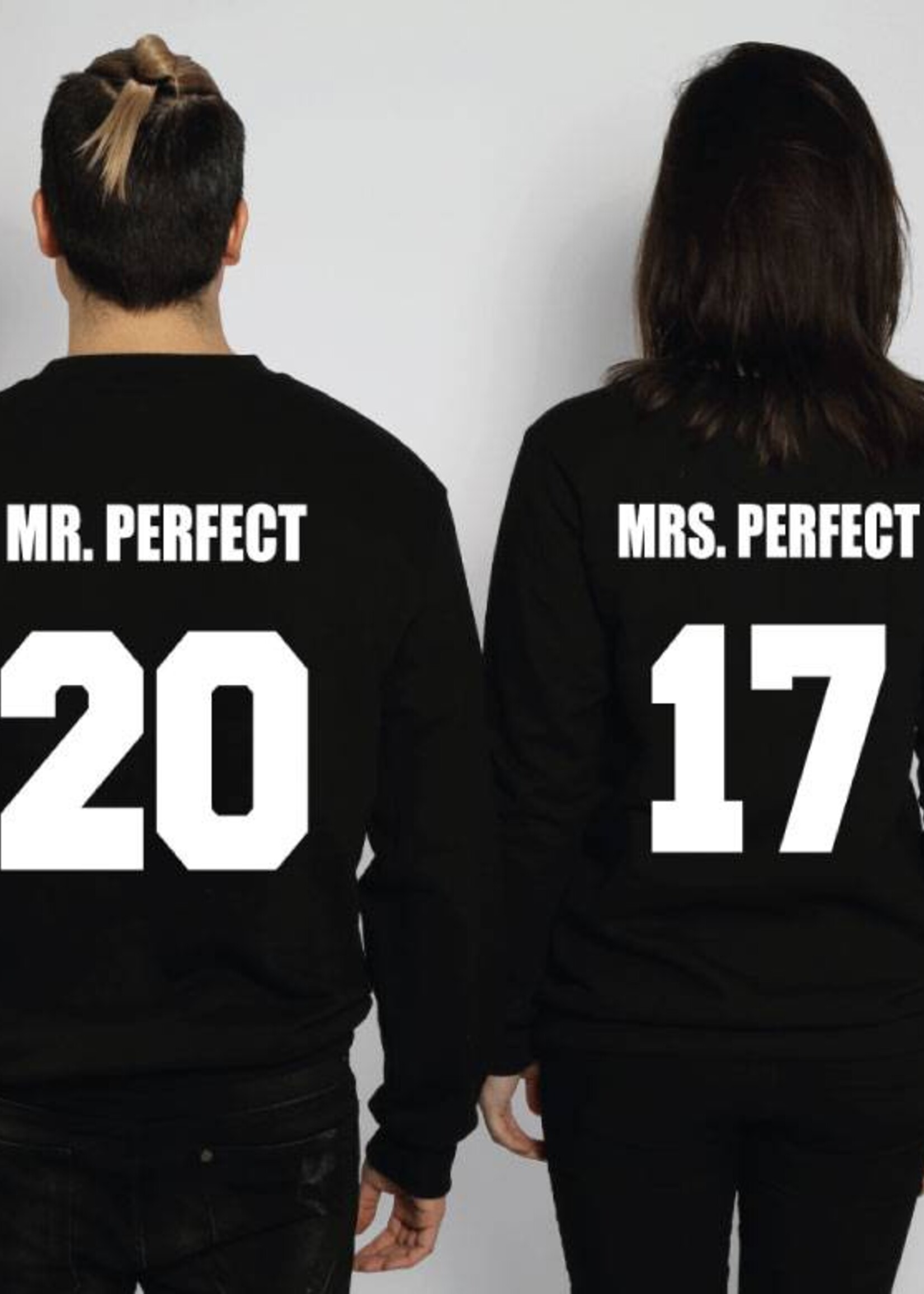 MR & MRS PERFECT COUPLE SWEATERS