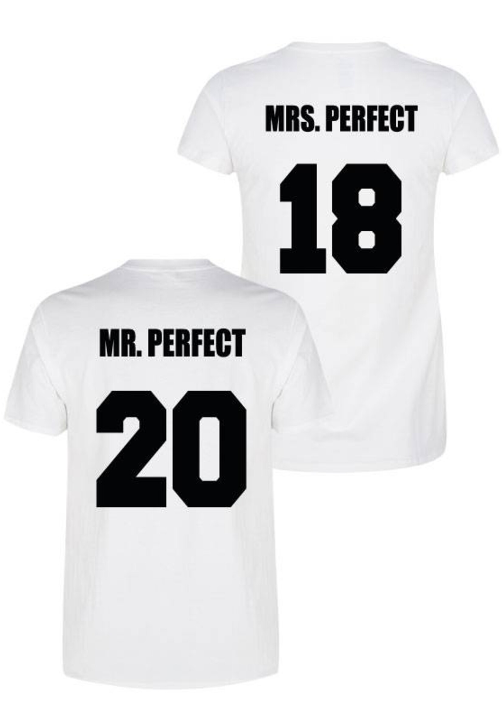 MR & MRS PERFECT COUPLE TEES