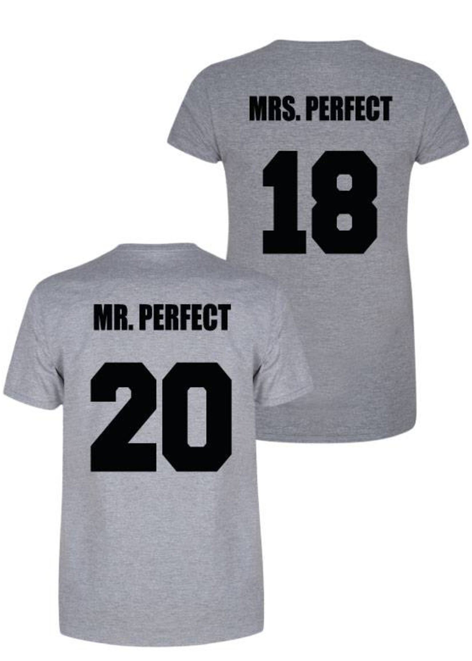 MR & MRS PERFECT COUPLE TEES