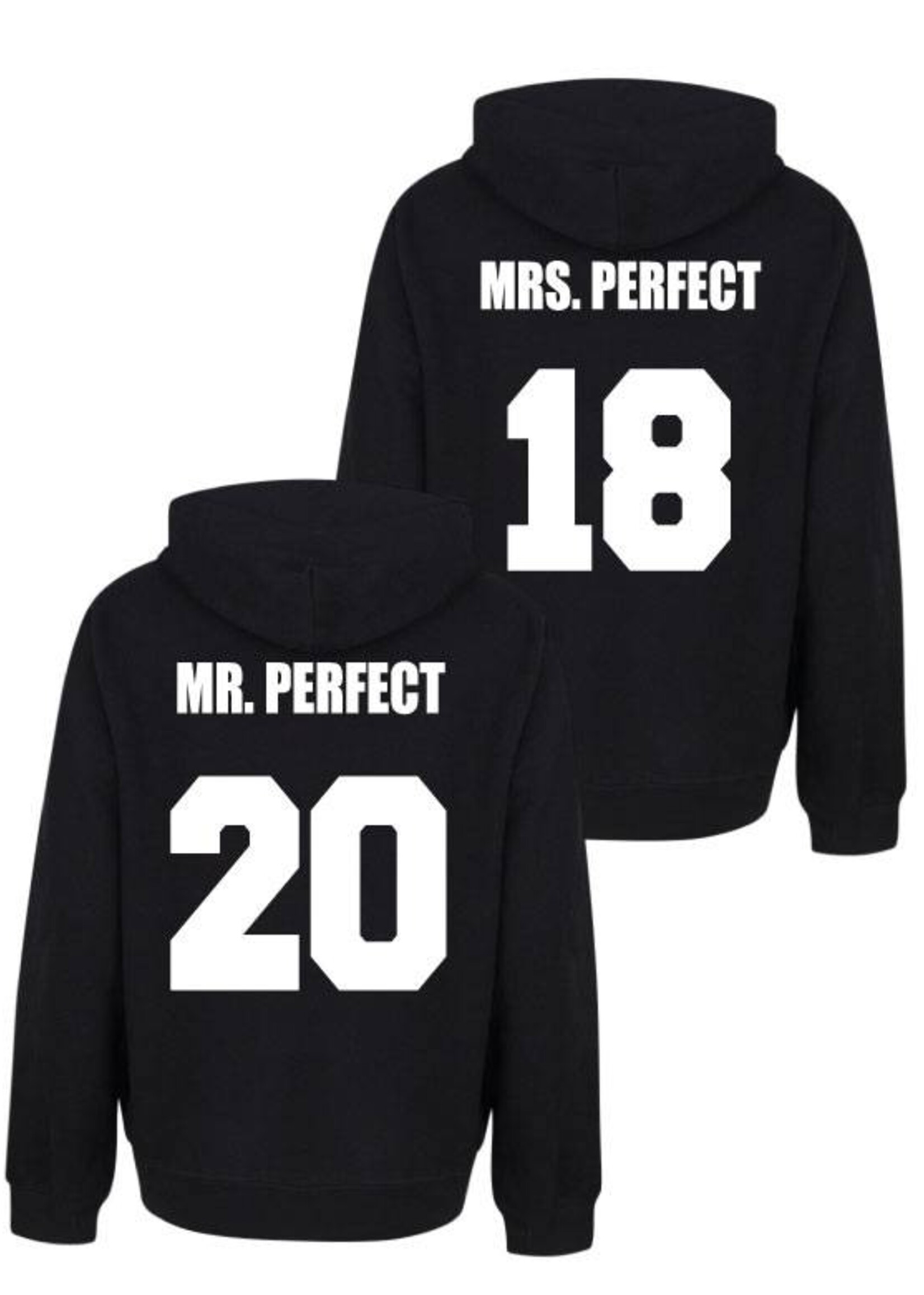 MR & MRS PERFECT COUPLE HOODIES