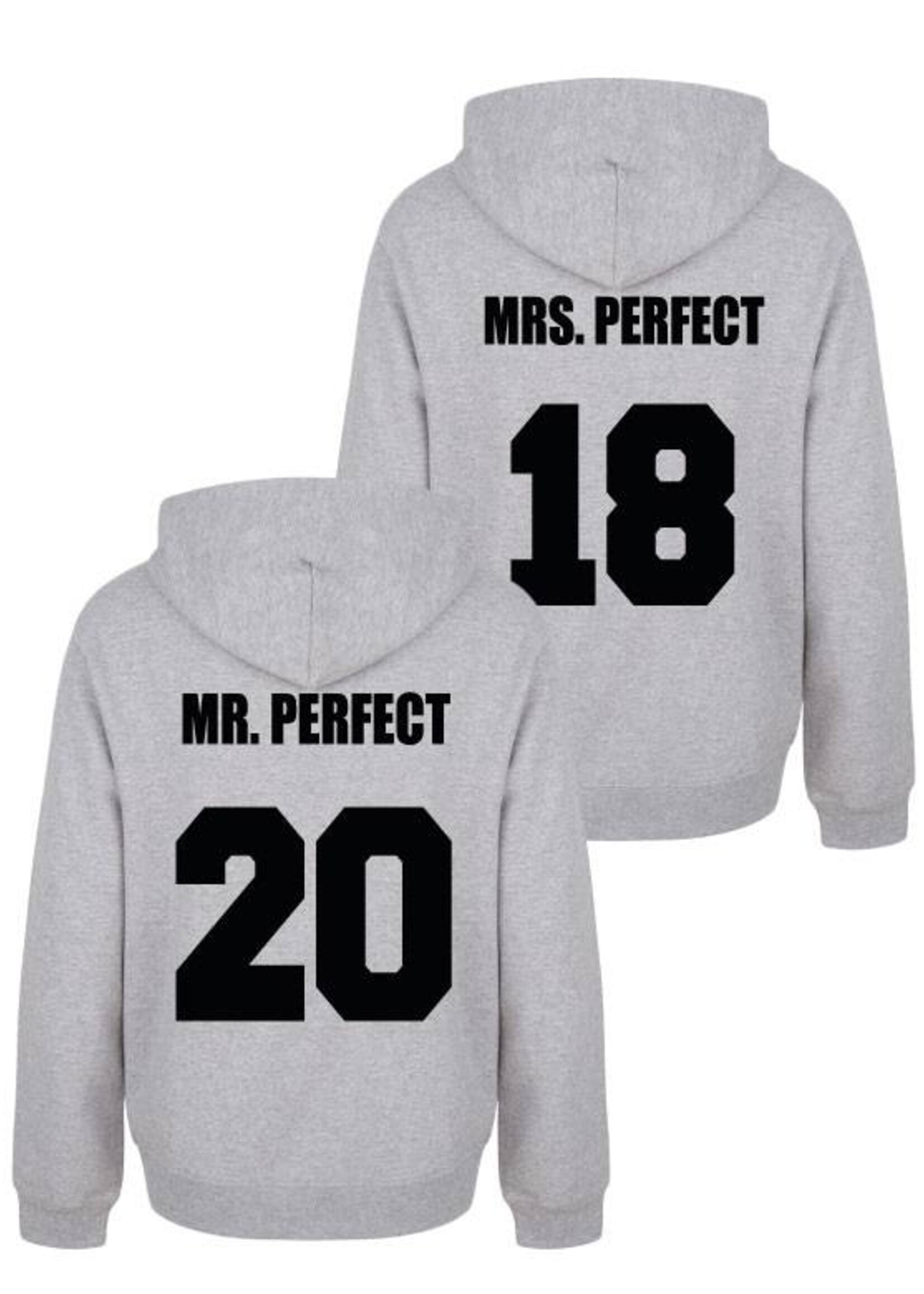 MR & MRS PERFECT COUPLE HOODIES