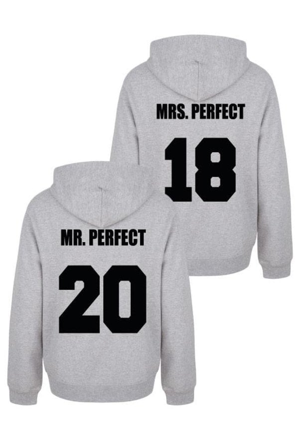 mr & mrs hoodies