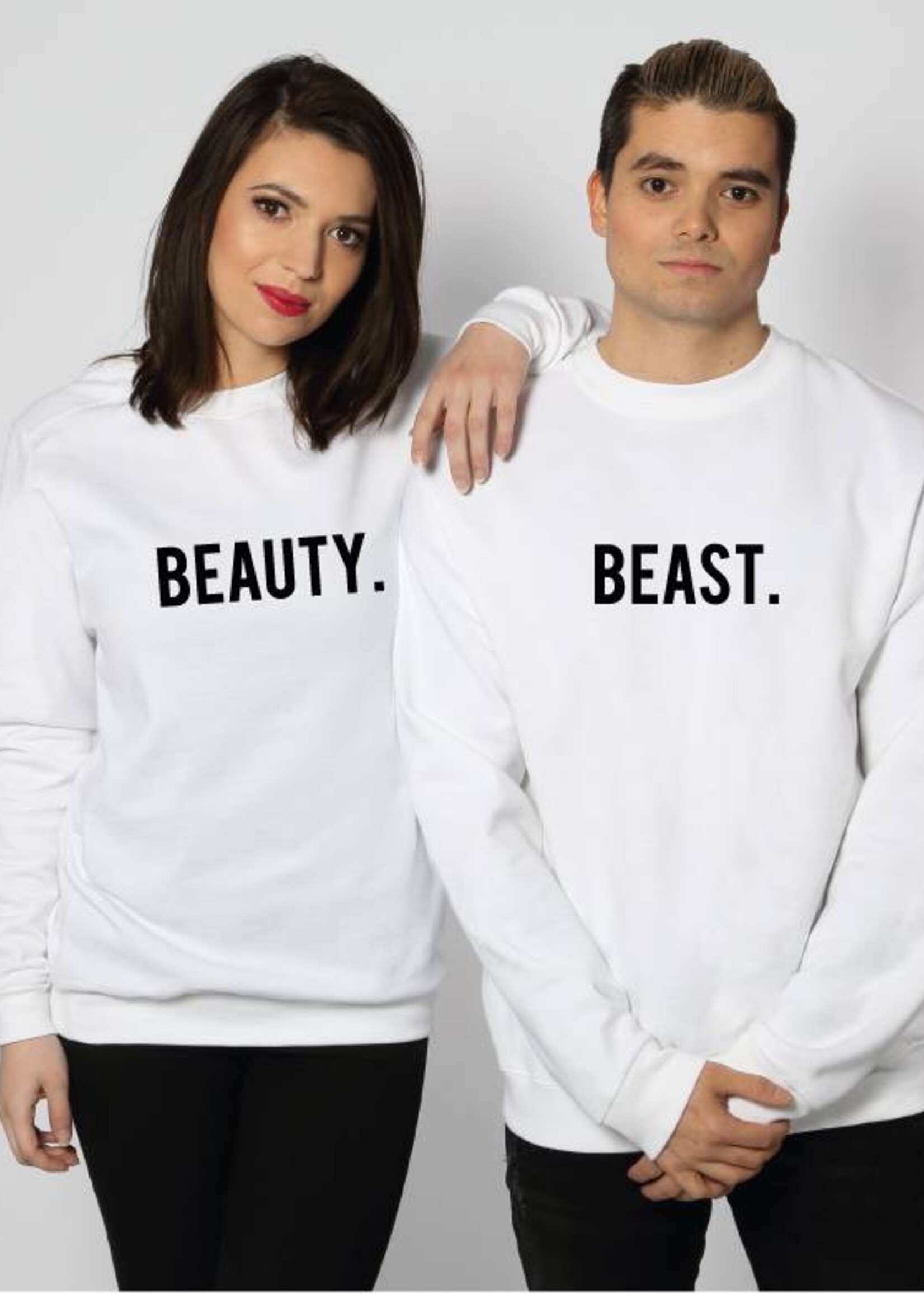 BEAUTY & THE BEAST COUPLE SWEATERS