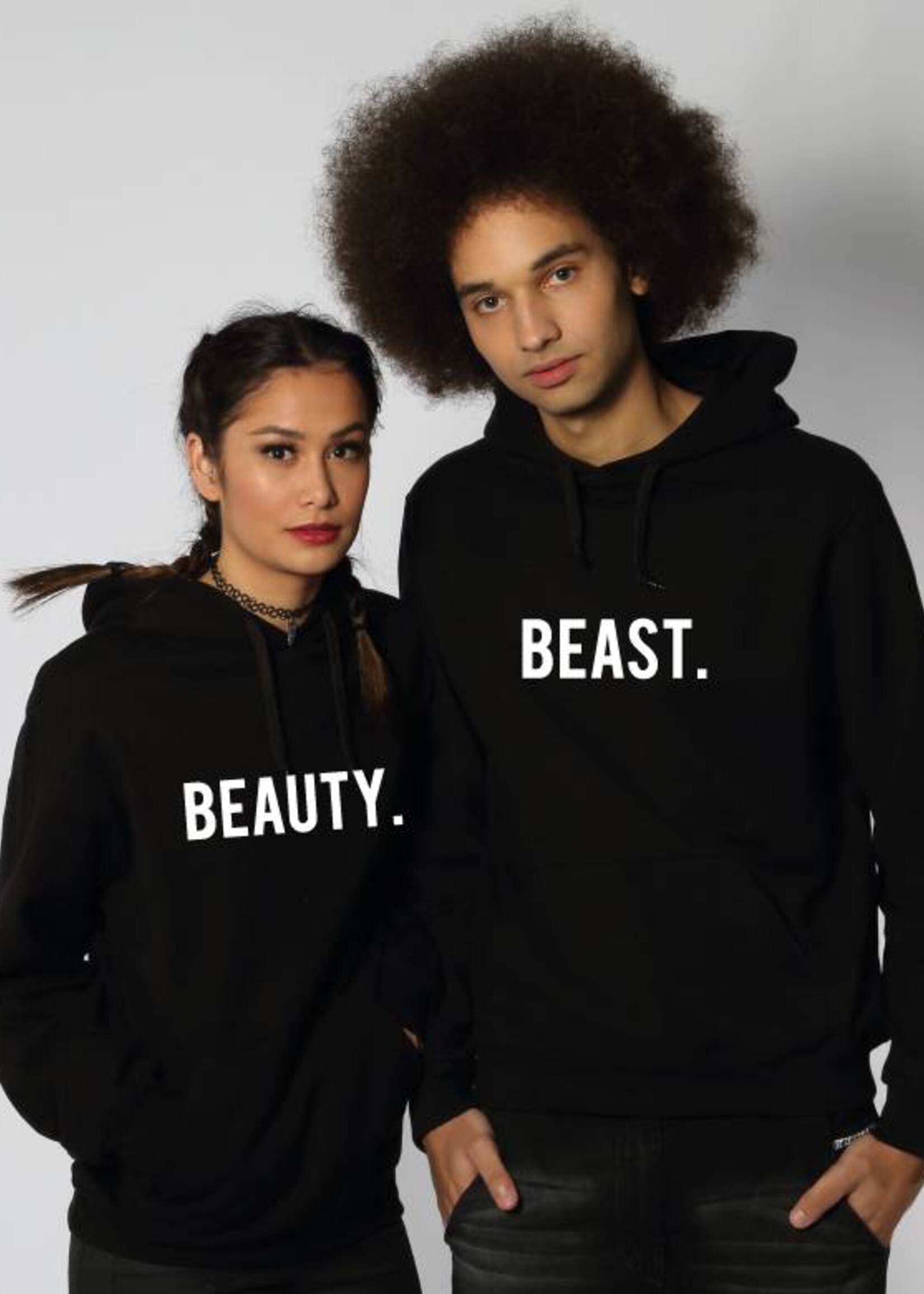 BEAUTY & THE BEAST COUPLE HOODIES