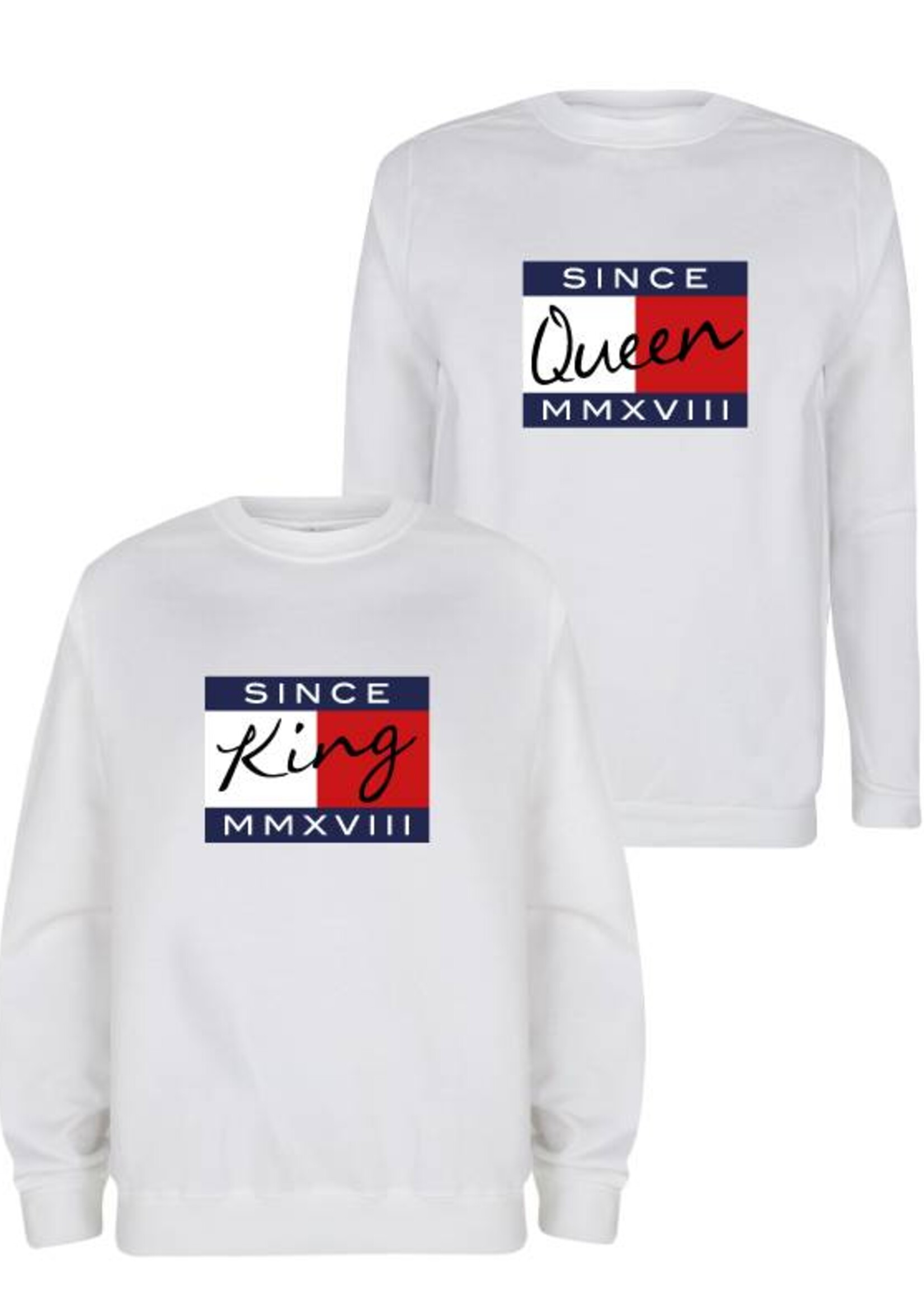 CUSTOM KING & QUEEN COUPLE SWEATERS