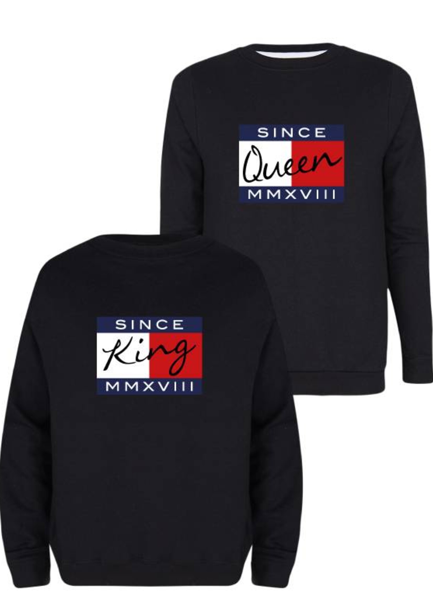 CUSTOM KING & QUEEN COUPLE SWEATERS