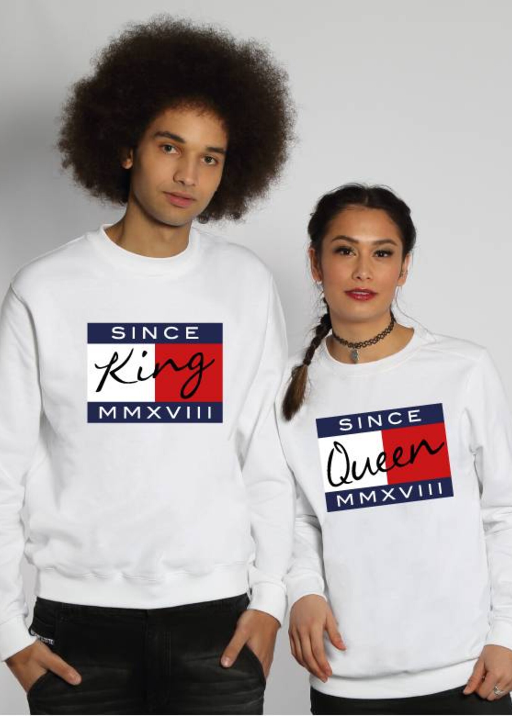 CUSTOM KING & QUEEN COUPLE SWEATERS