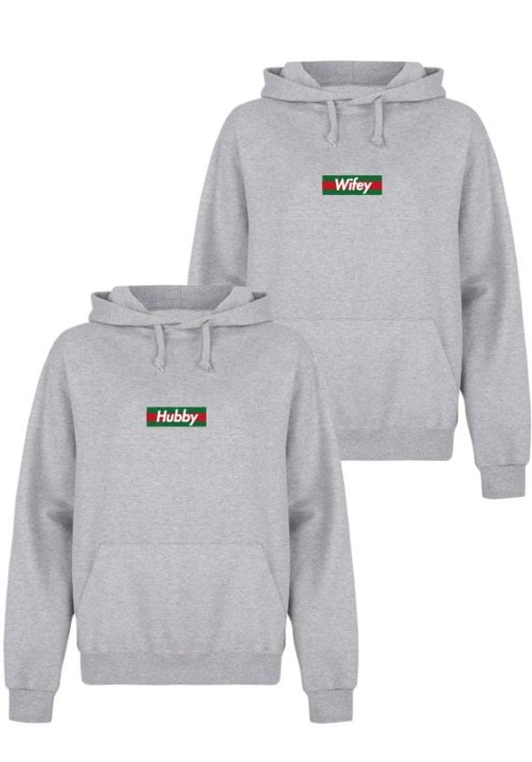 hubby and wifey hoodies