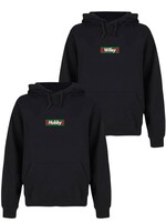 HUBBY & WIFEY STRIPED COUPLE HOODIES