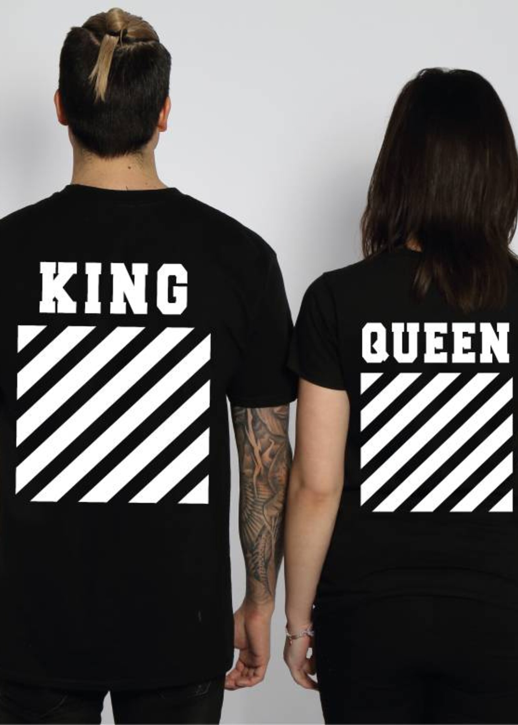 KING & QUEEN OFF COUPLE TEES