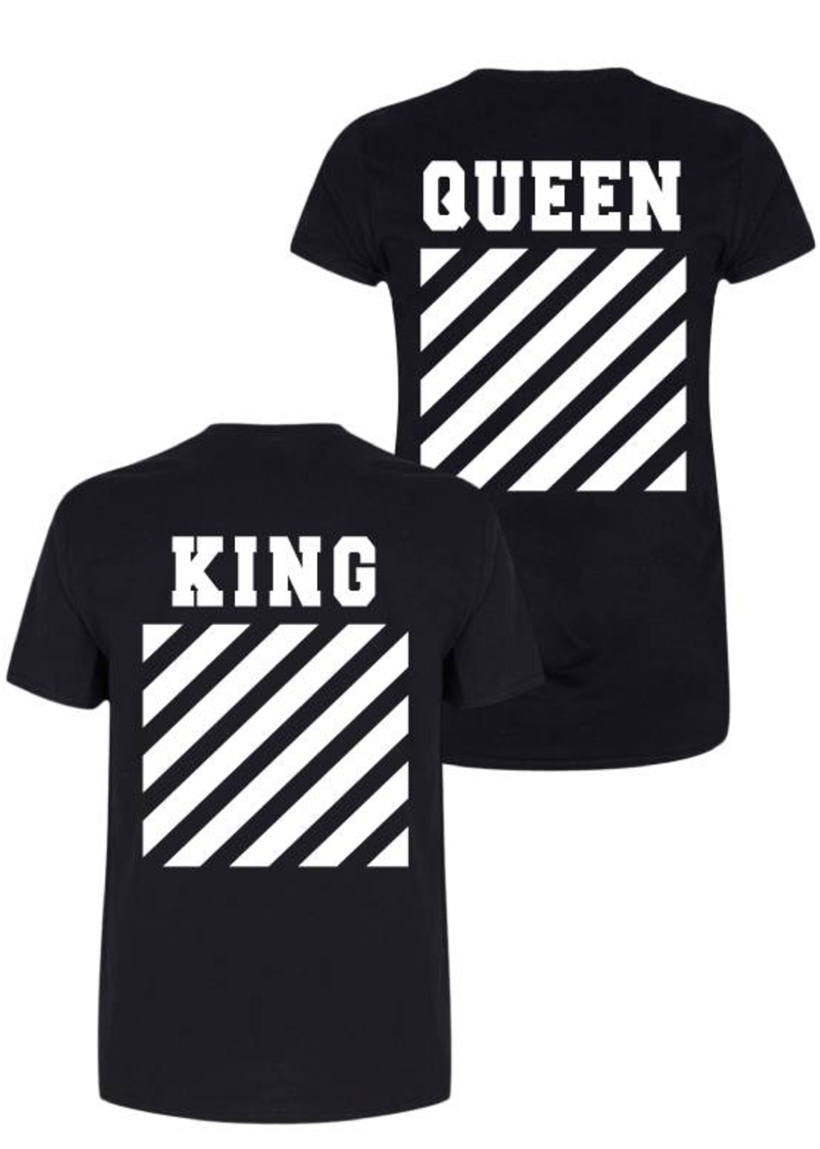 KING & QUEEN OFF COUPLE TEES