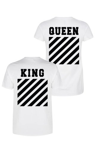 KING & QUEEN OFF COUPLE TEES 
