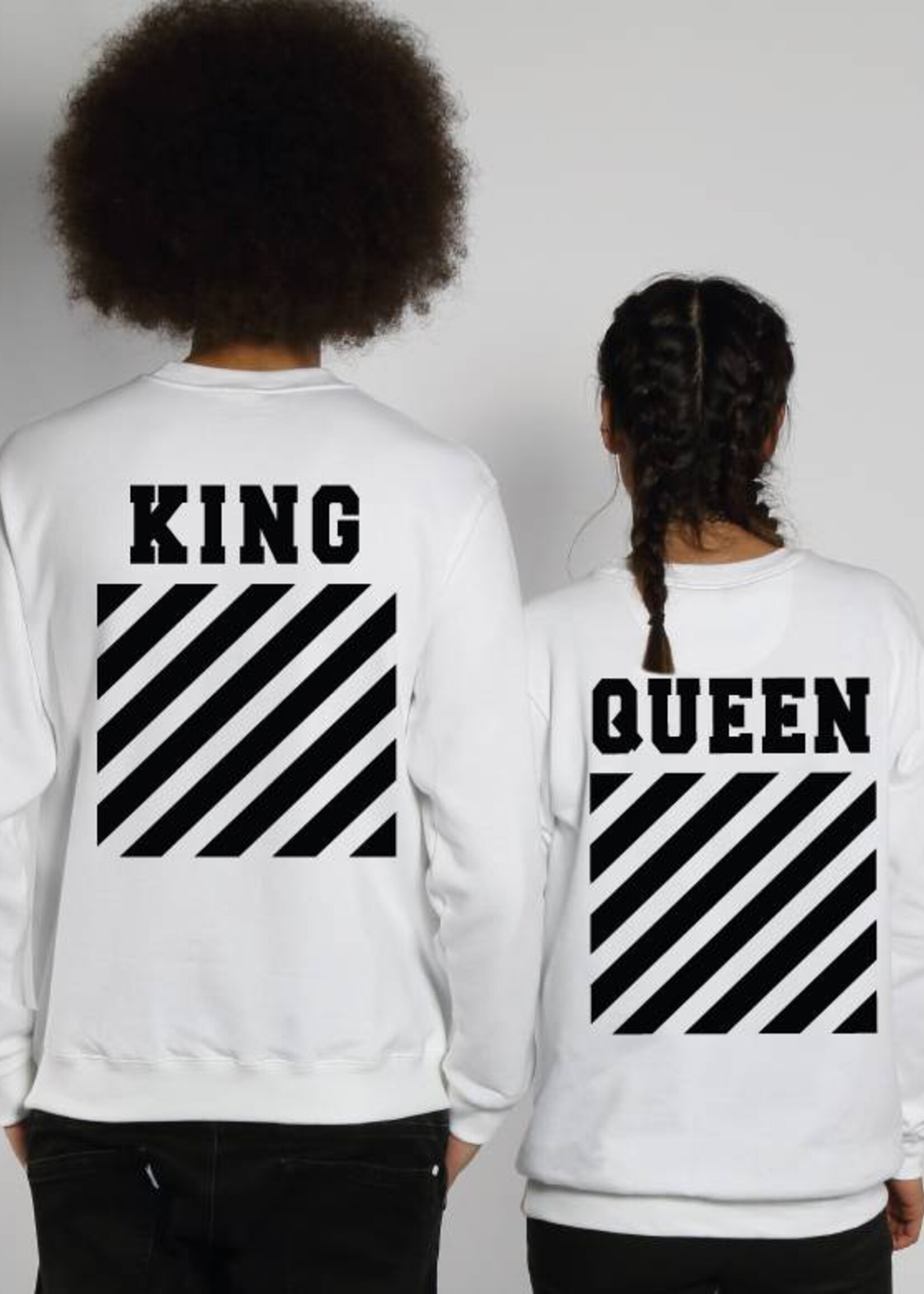 KING & QUEEN OFF COUPLE SWEATERS