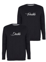 DOUBLE TROUBLE BFF SWEATERS