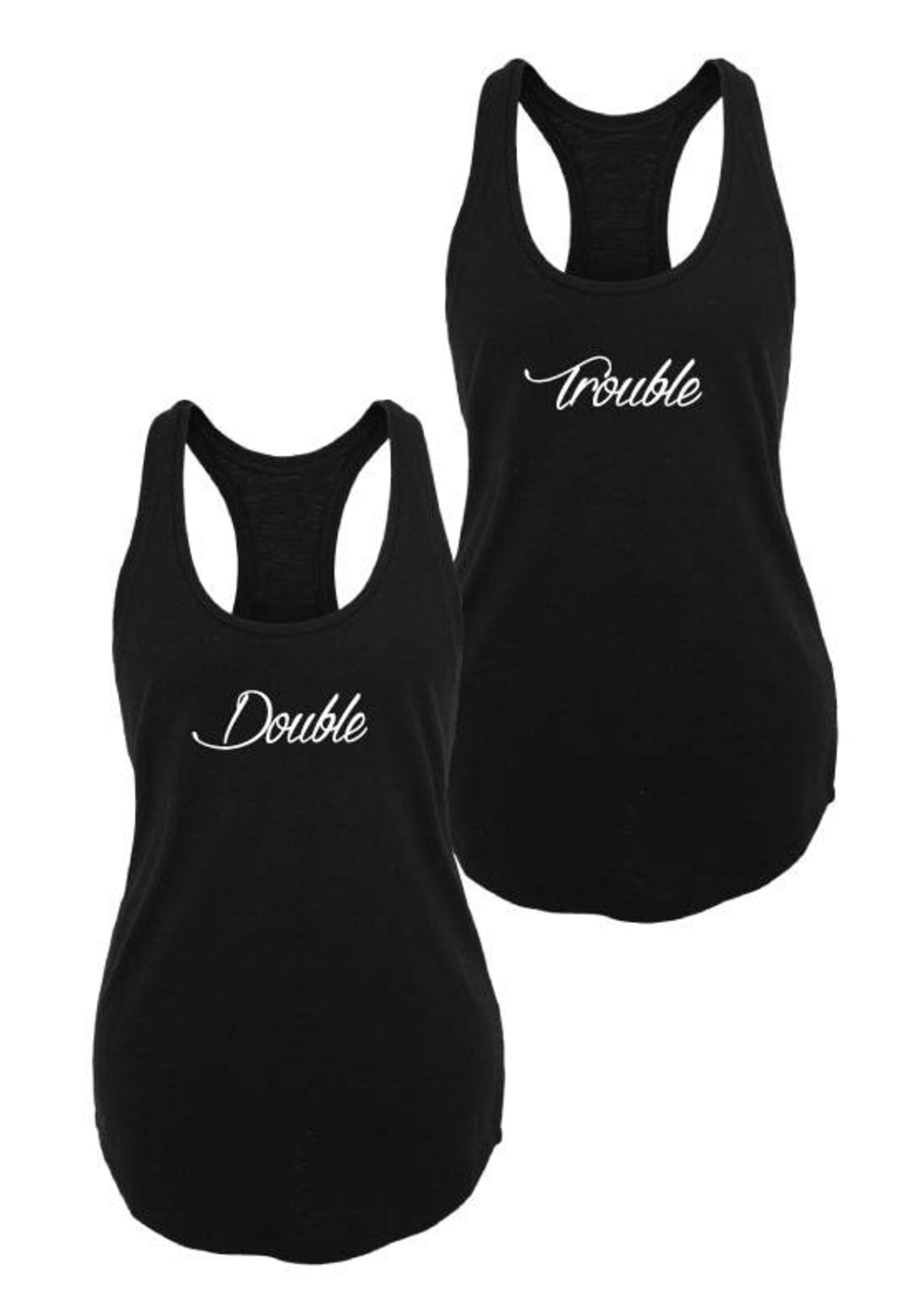DOUBLE TROUBLE BFF TANKTOP