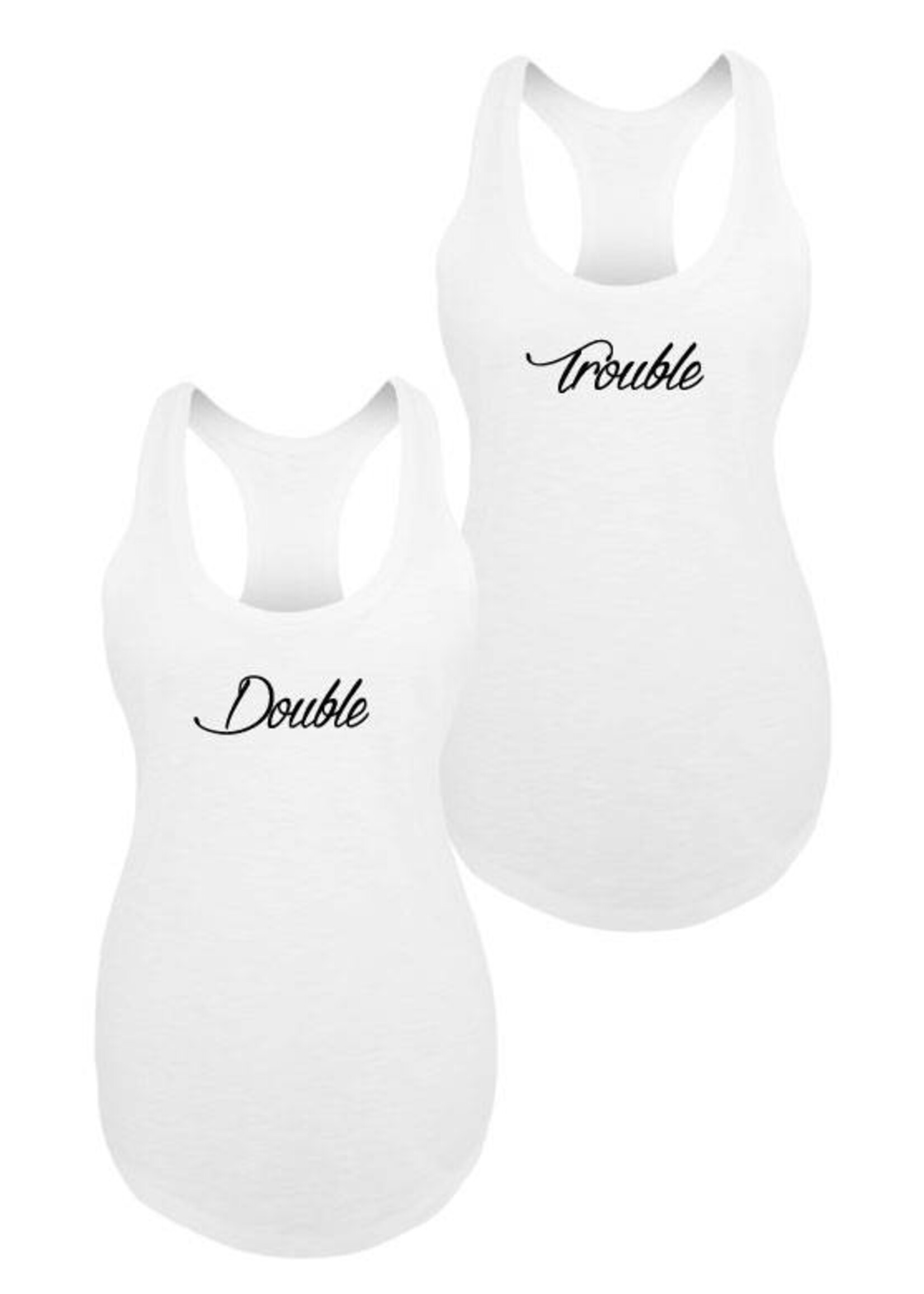 DOUBLE TROUBLE BFF TANKTOP
