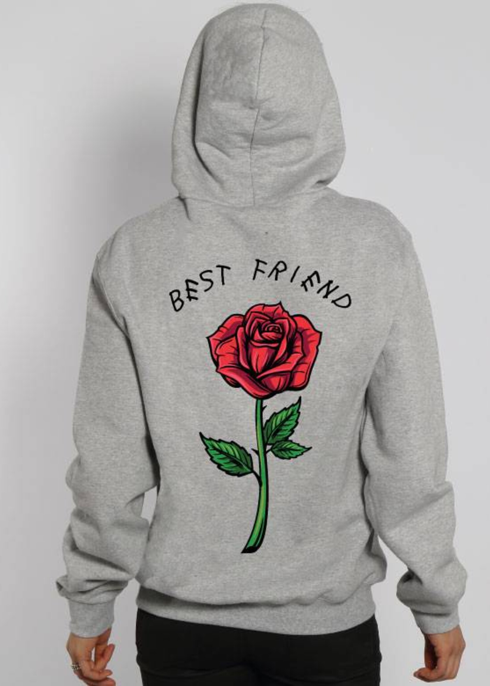 BEST FRIEND ROSE HOODIE