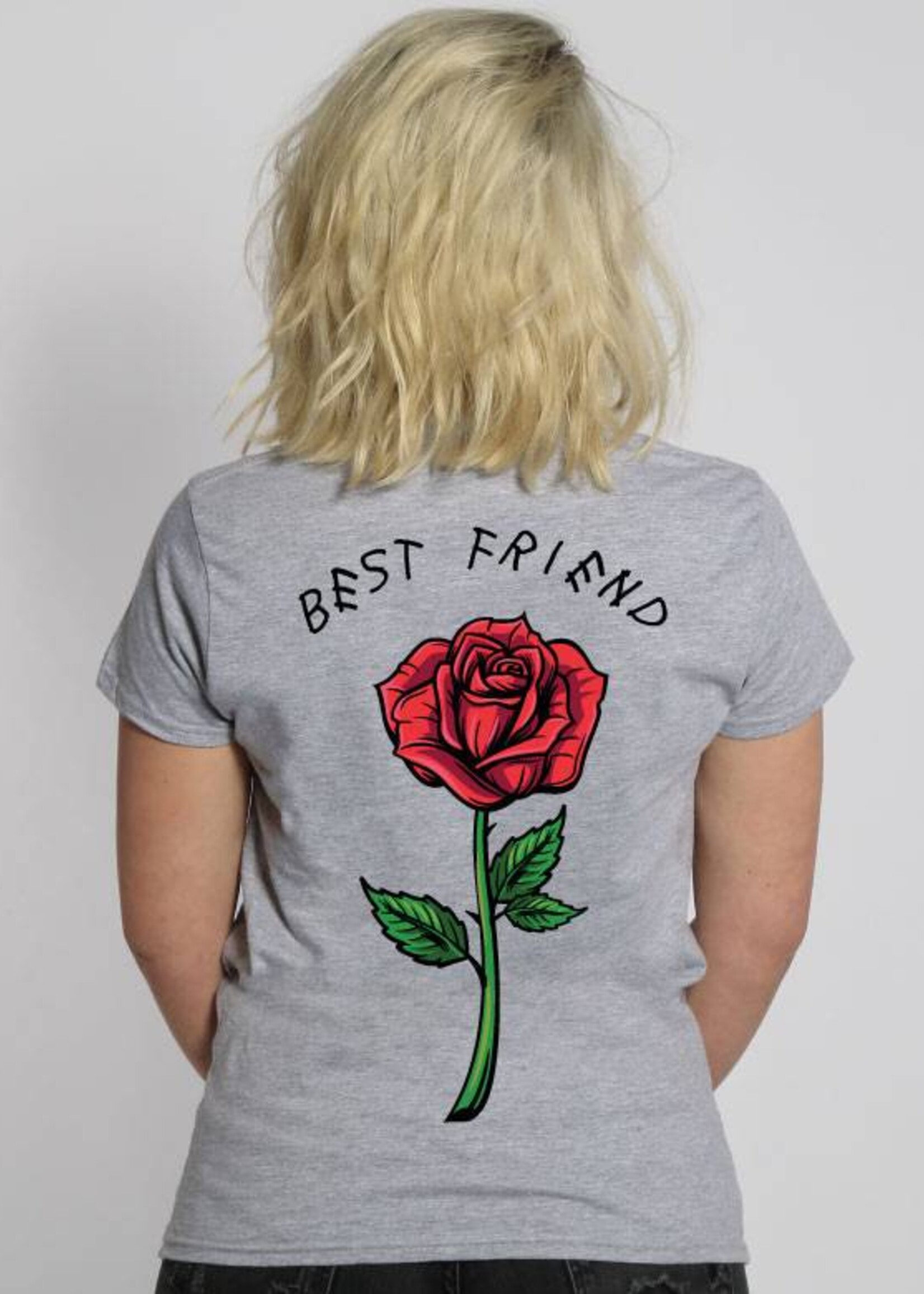 BEST FRIEND ROSE TEE