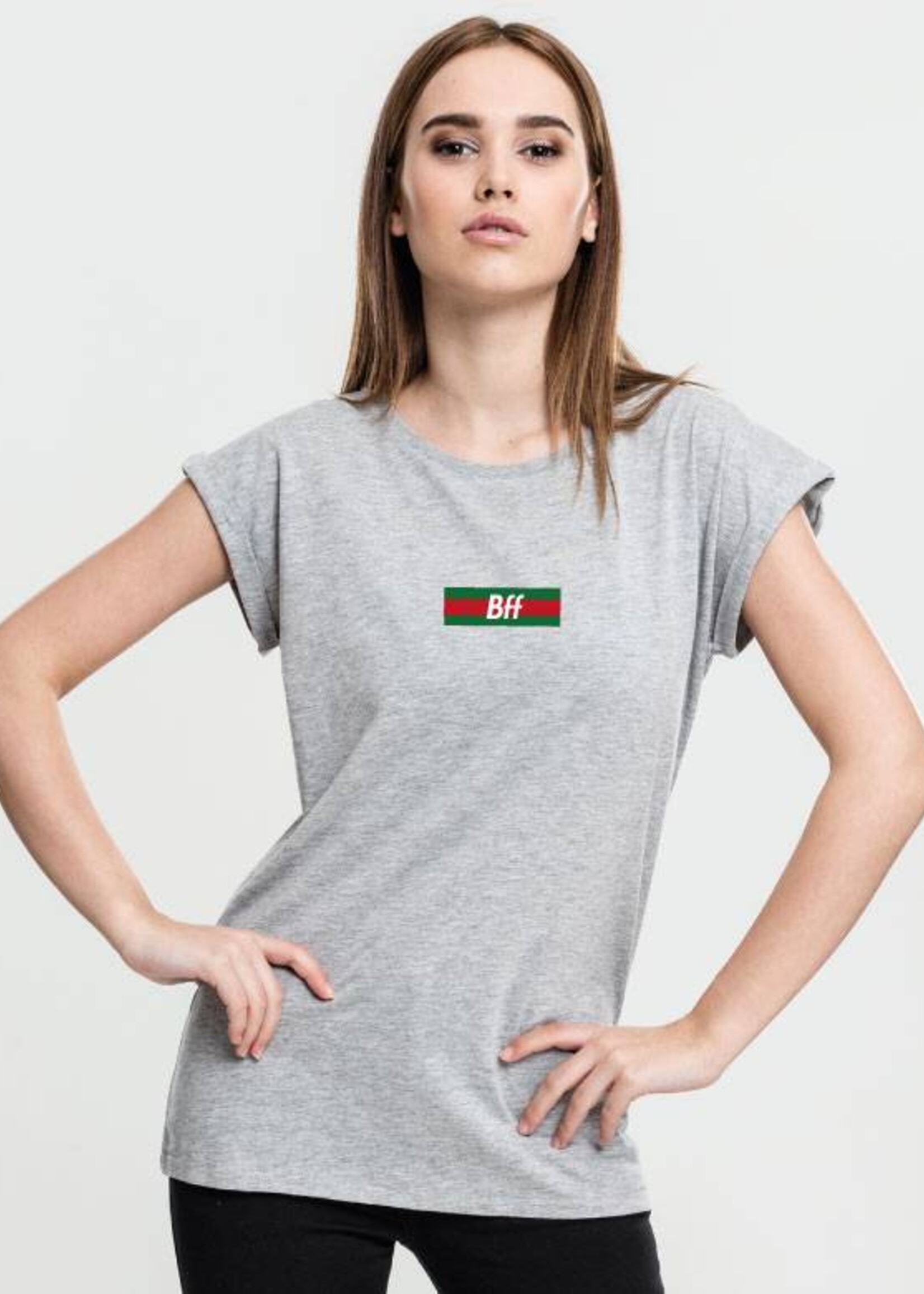 STRIPED BFF BOYFRIEND TEE