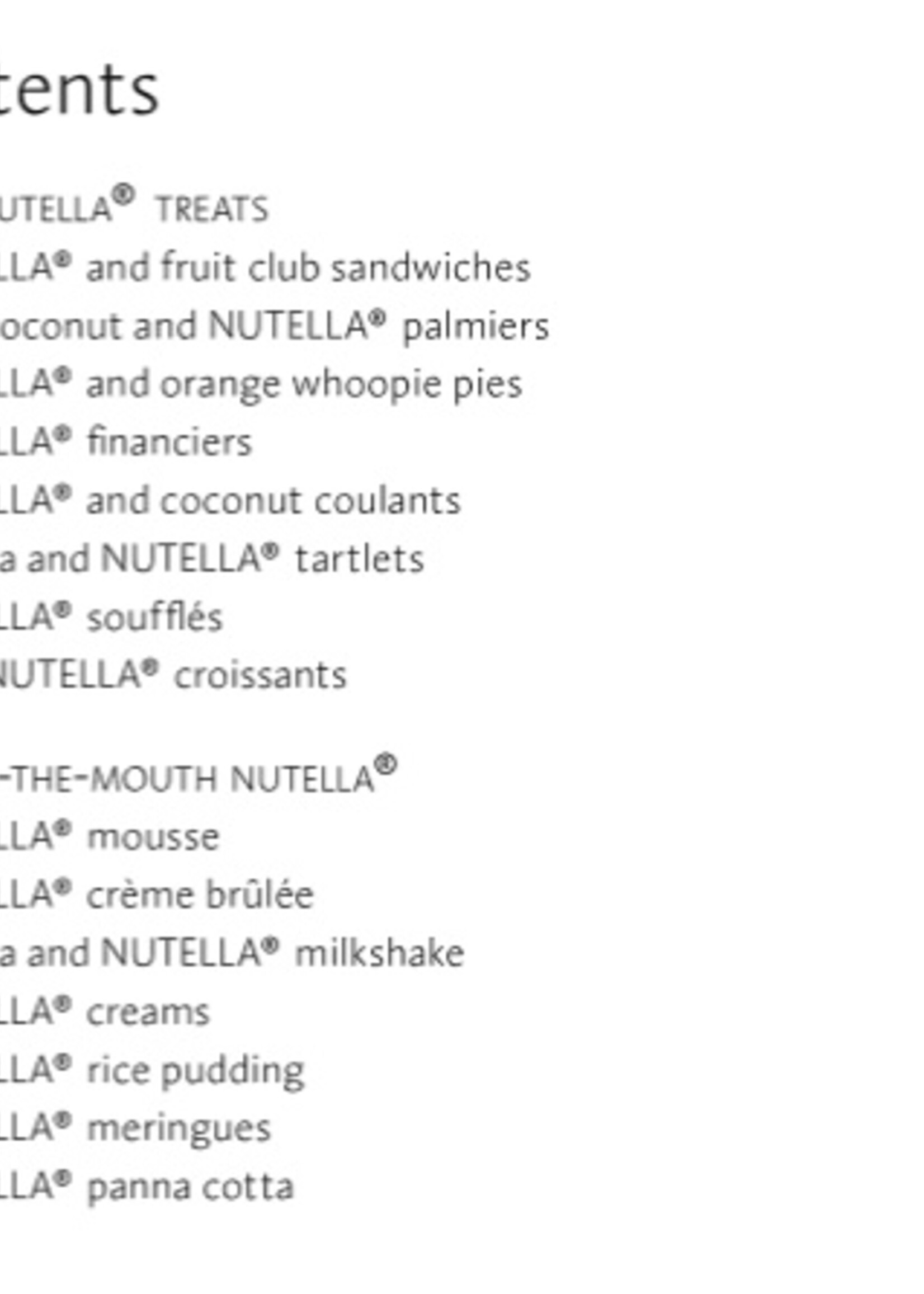 NUTELLA - THE 30 BEST RECIPES