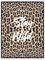 STAY WILD LEOPARD POSTER