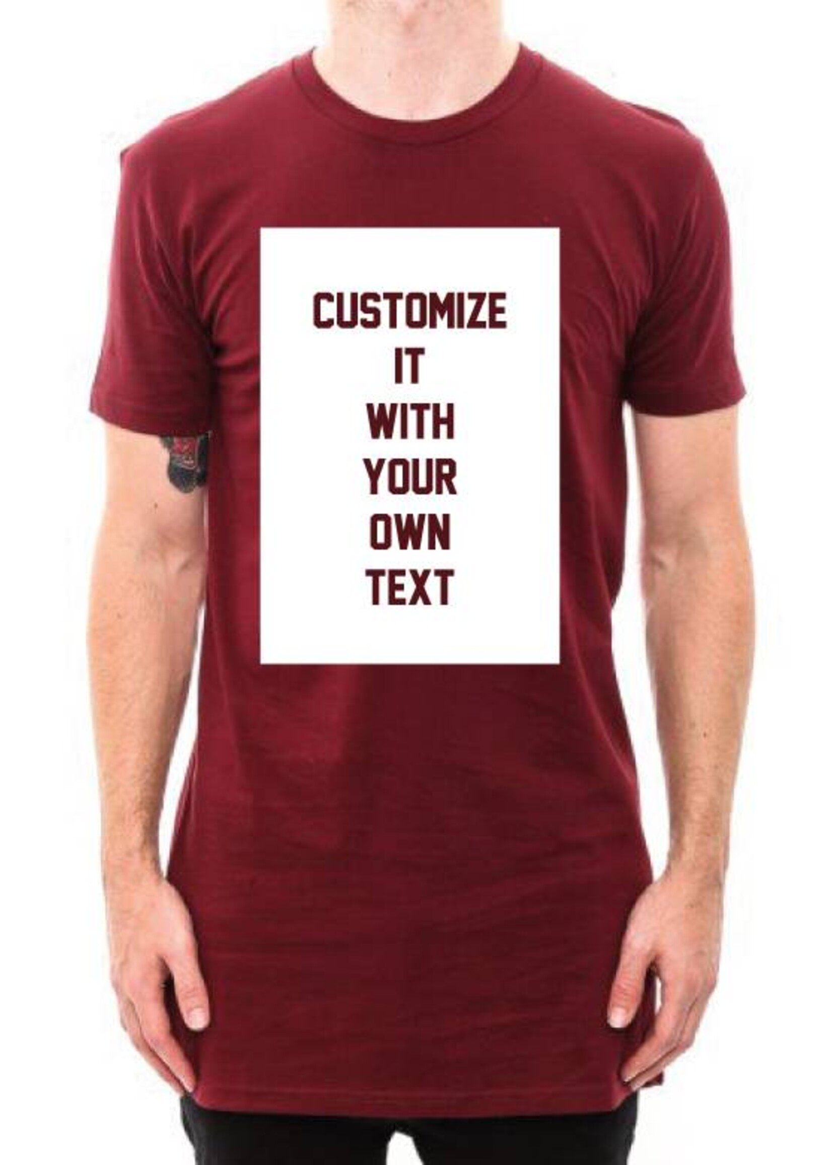 CUSTOM BLOCK LONG TEE (UNISEX)