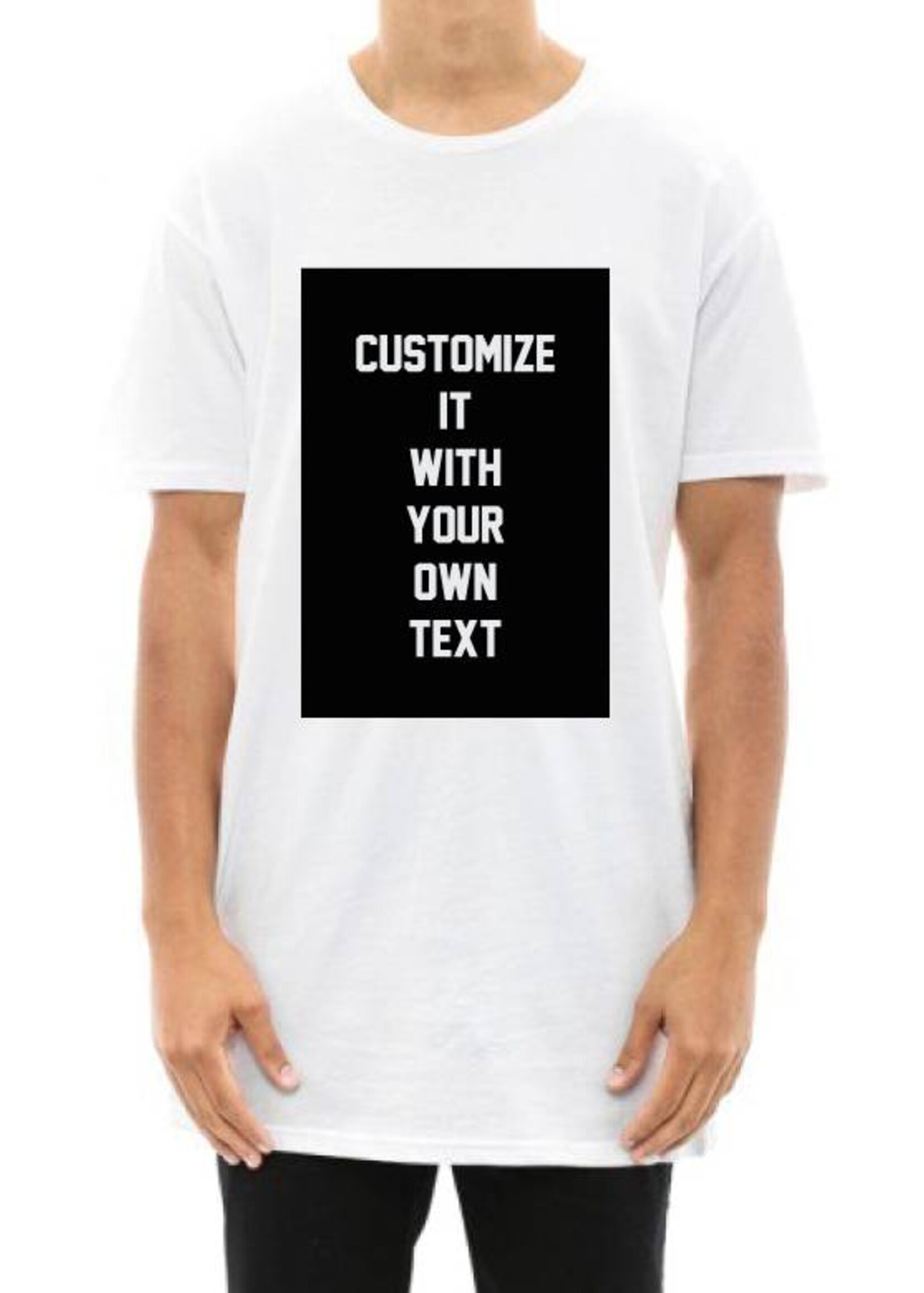 CUSTOM BLOCK LONG TEE (UNISEX)