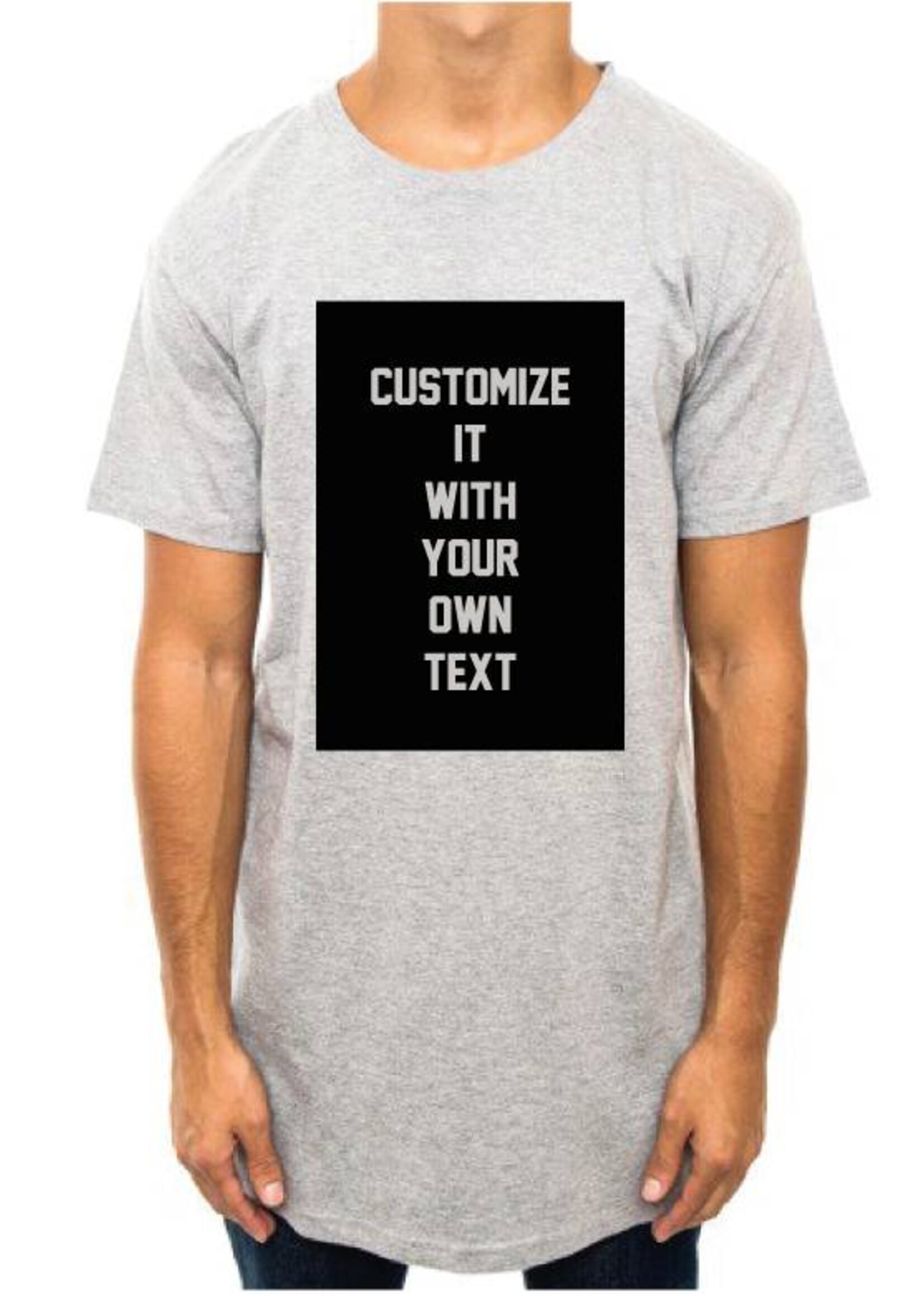 CUSTOM BLOCK LONG TEE (UNISEX)