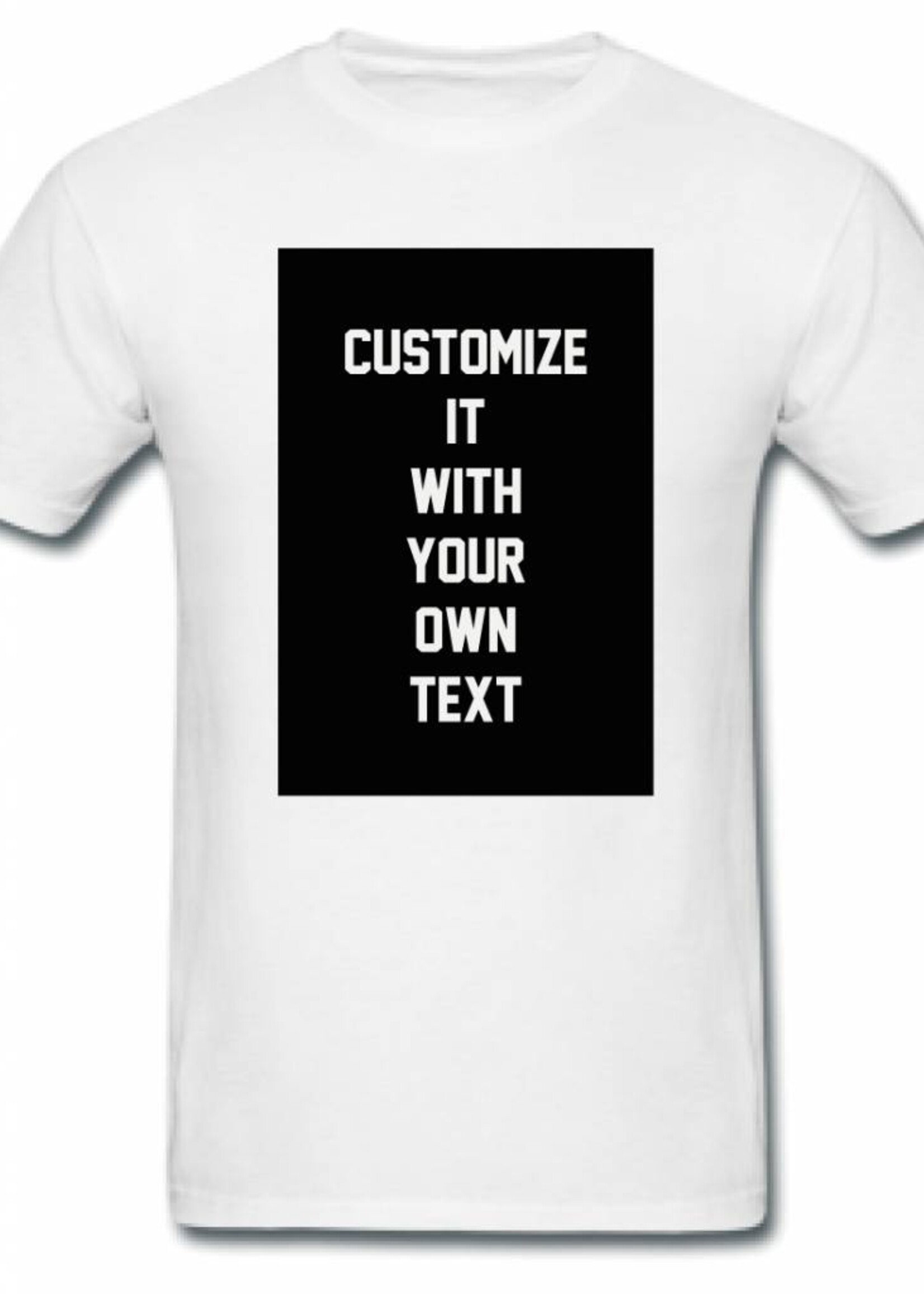 CUSTOM BLOCK TEE (MEN)