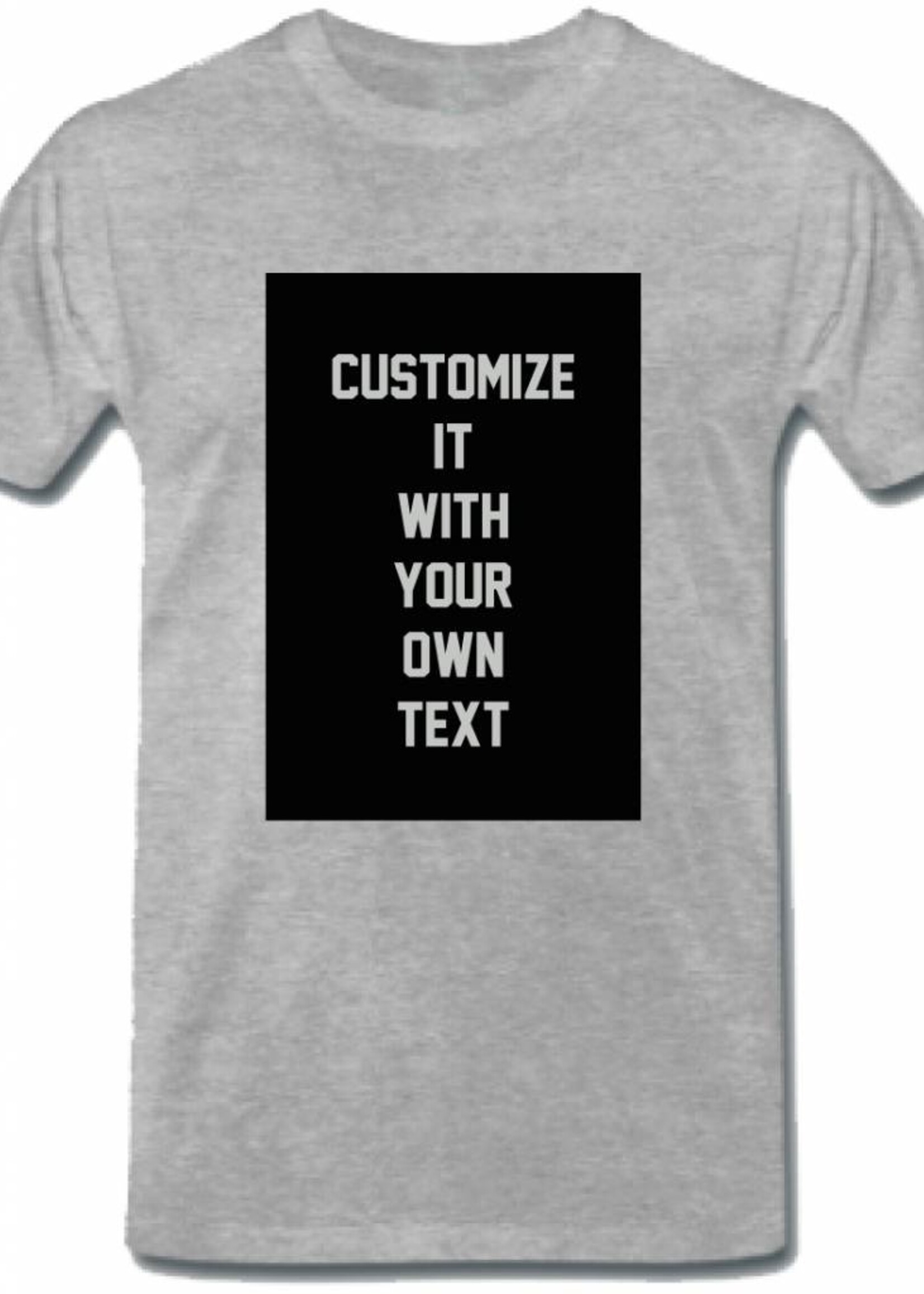 CUSTOM BLOCK TEE (MEN)