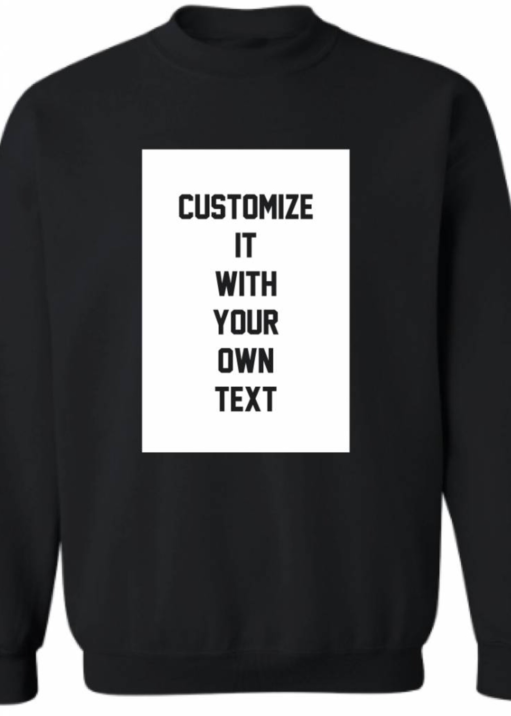 CUSTOM BLOCK SWEATER (MEN)