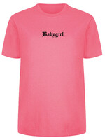 BABYGIRL LA TEE NEON PINK