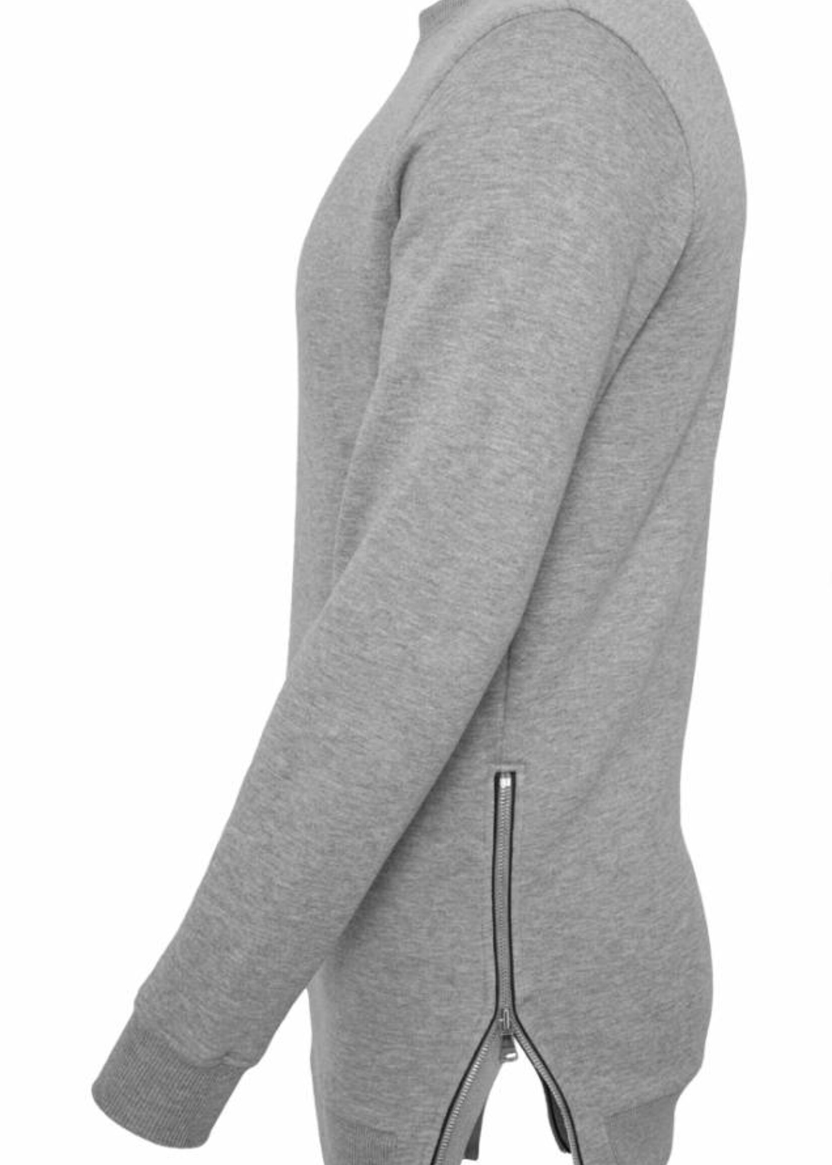 SIDE ZIP LONG SWEATER GREY (MEN)