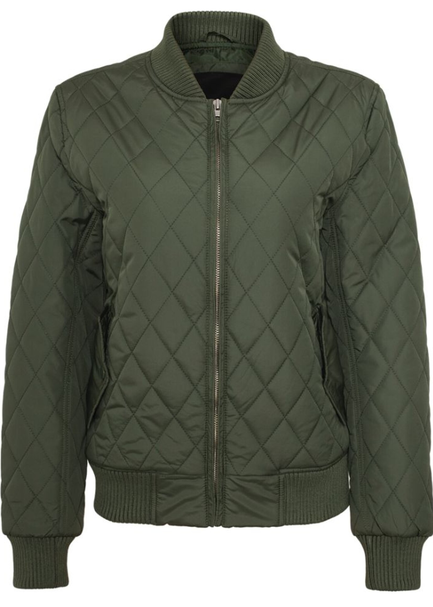 QUILT BOMBER JACKET OLIVE (WMN)